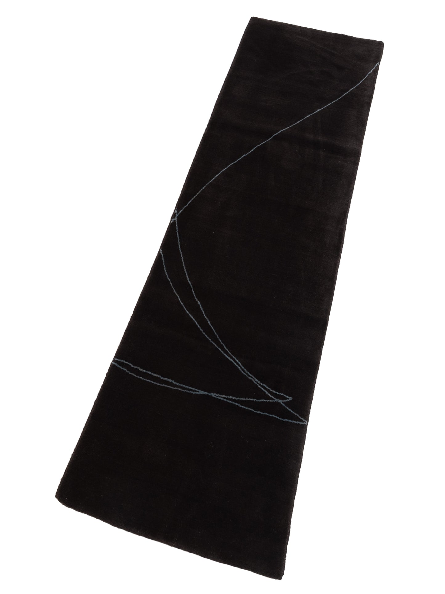 Bergamo Alara 130806 Black  Contemporary Machine Made Rug