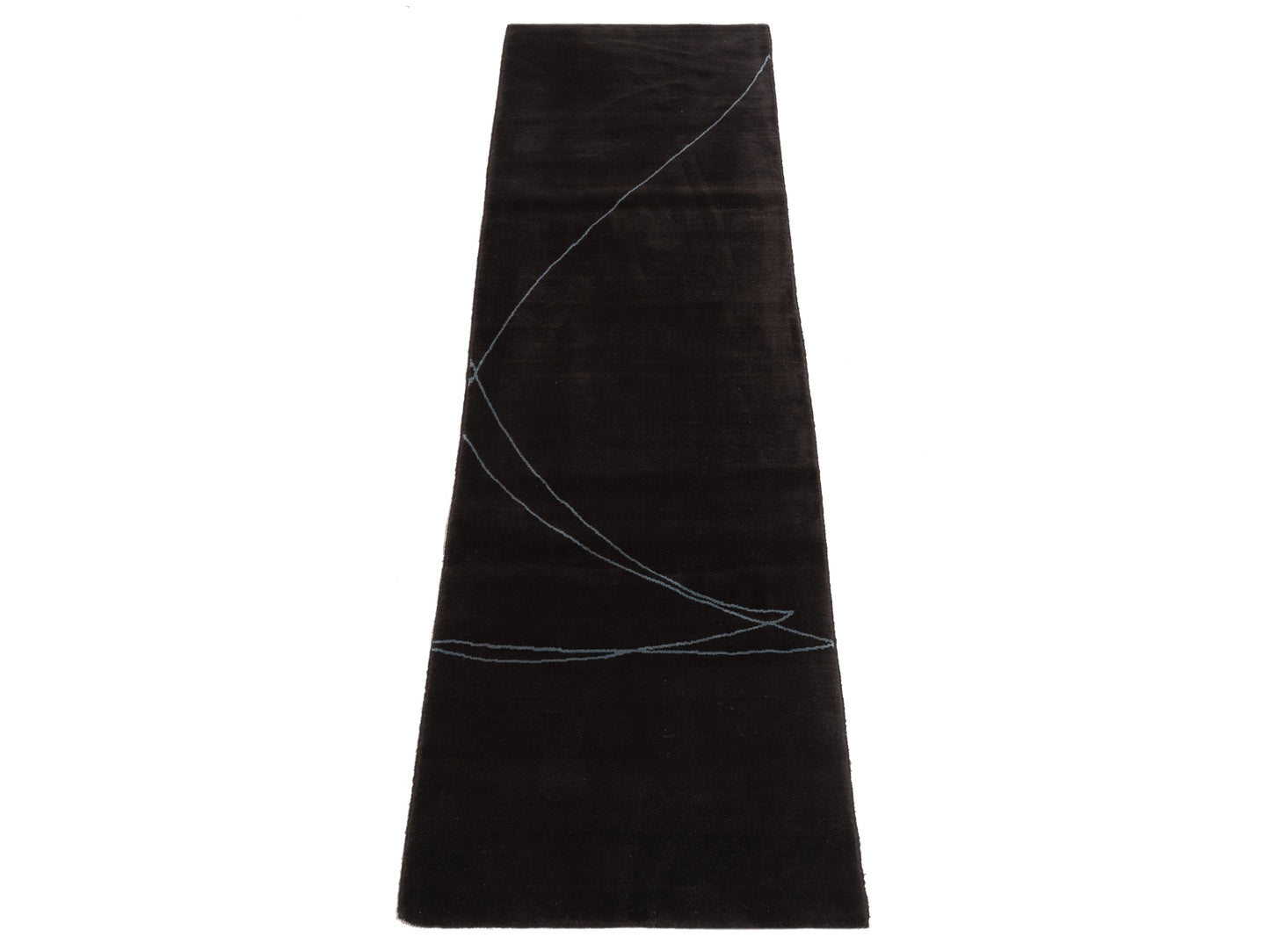 Bergamo Alara 130806 Black  Contemporary Machine Made Rug