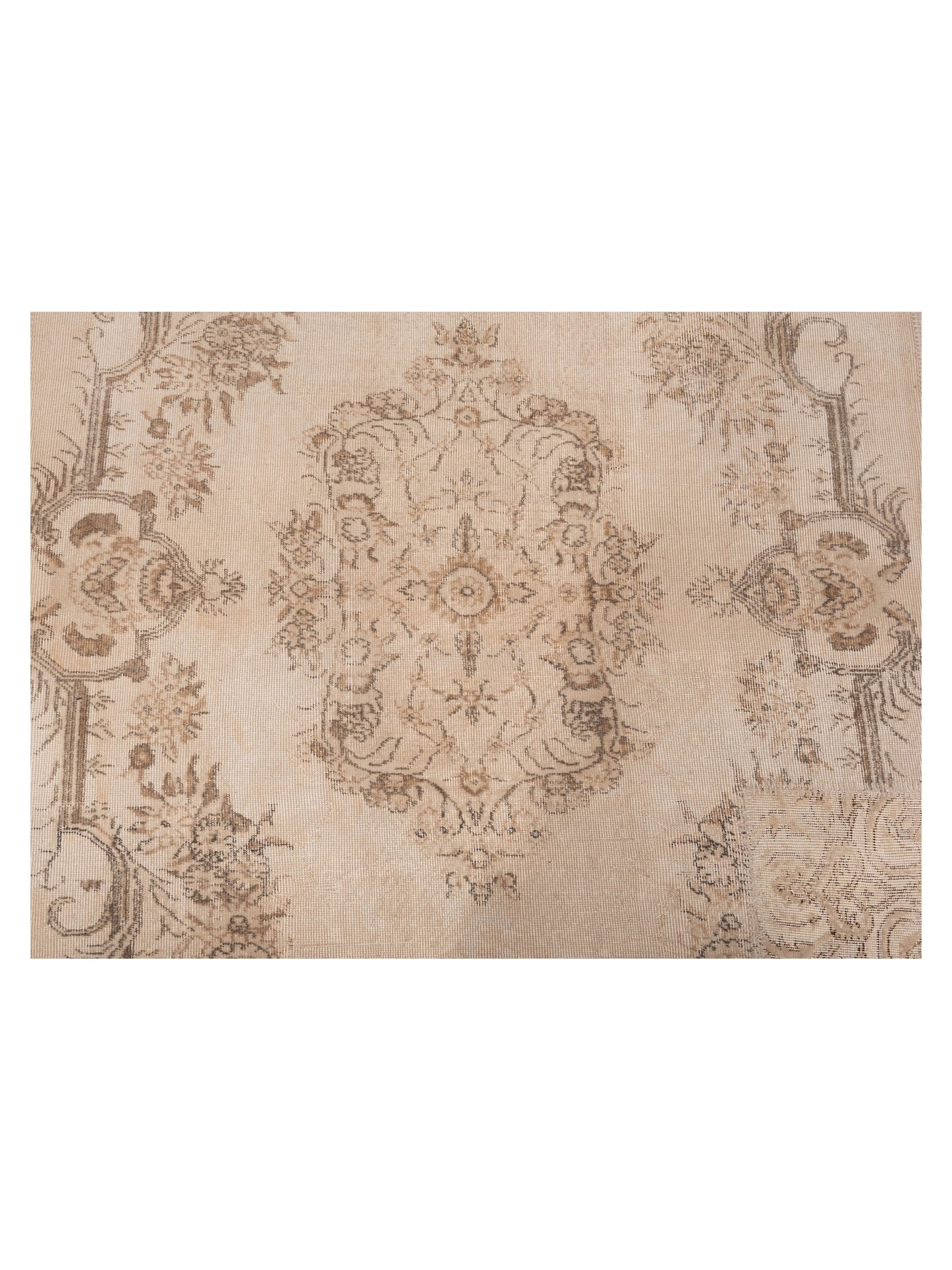 Pasha Turkish Vestige Patchwork 130961 Natural  Contemporary Hand Knotted Rug