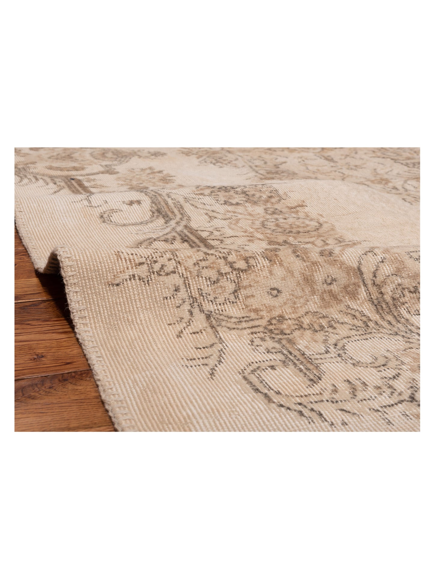 Pasha Turkish Vestige Patchwork 130961 Natural  Contemporary Hand Knotted Rug