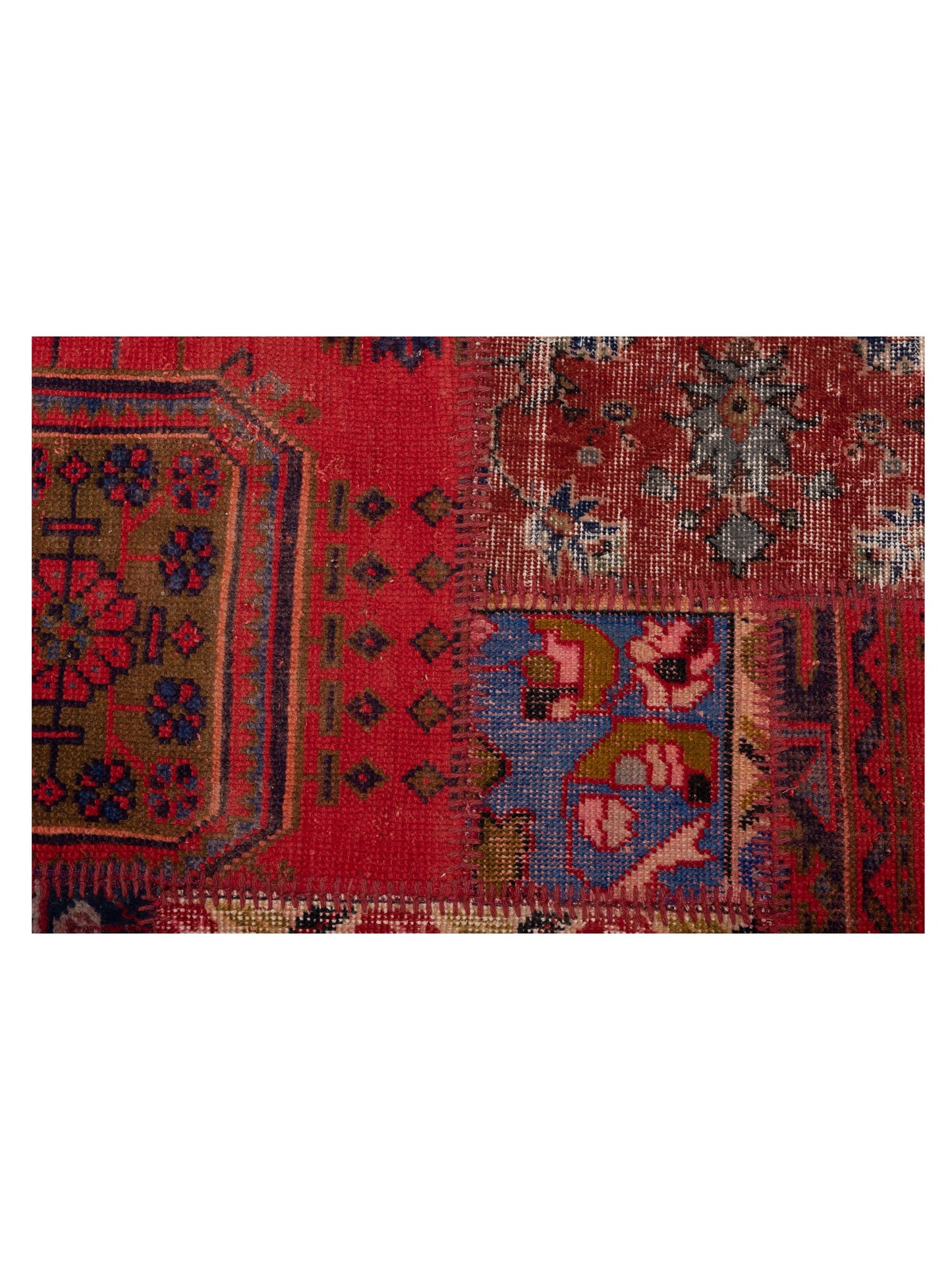 Pasha Turkish Vestige Patchwork 130982 Multi  Contemporary Hand Knotted Rug