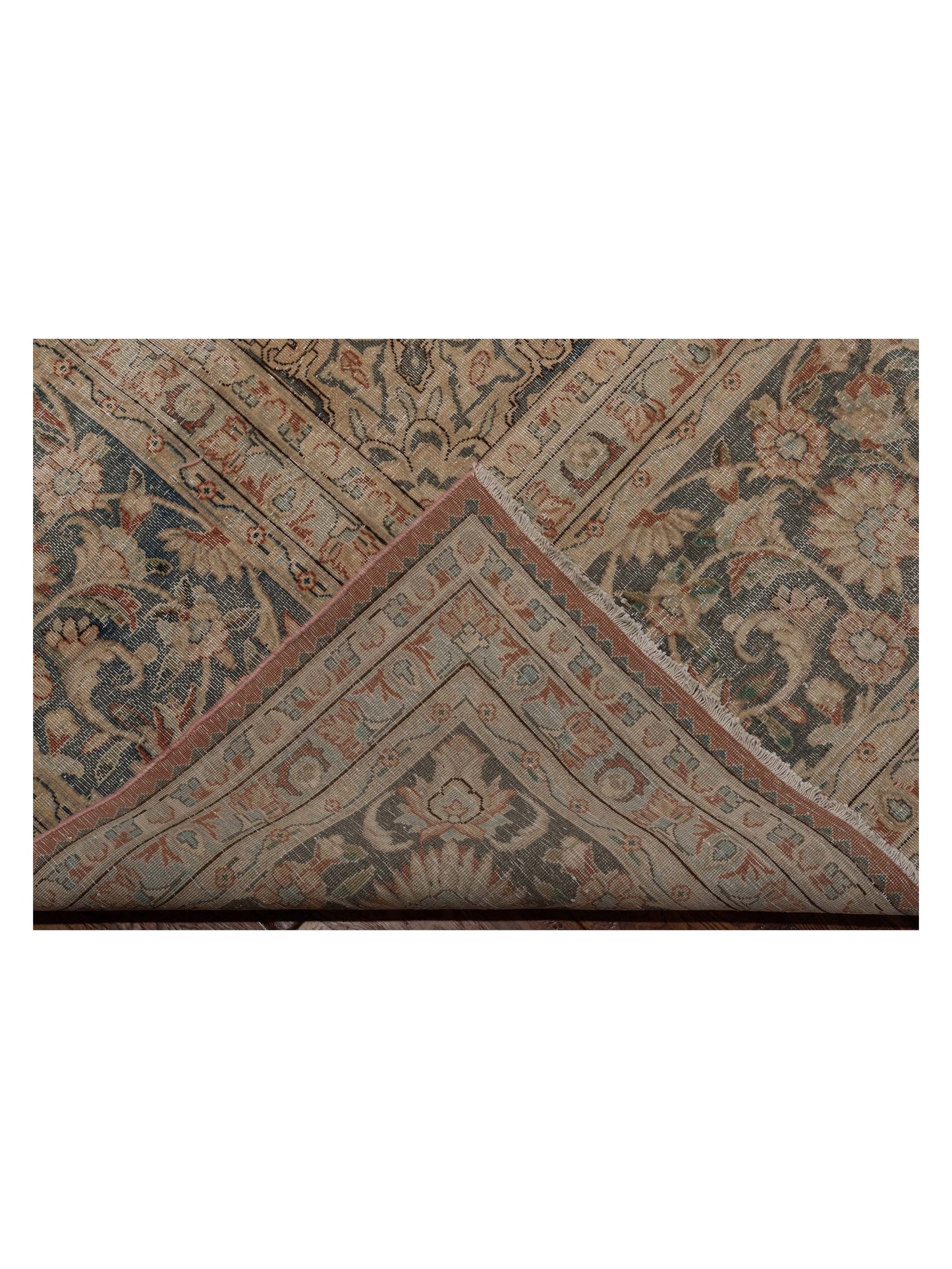 Pasha Vintage 133136 Brick Gray Contemporary Hand Knotted Rug