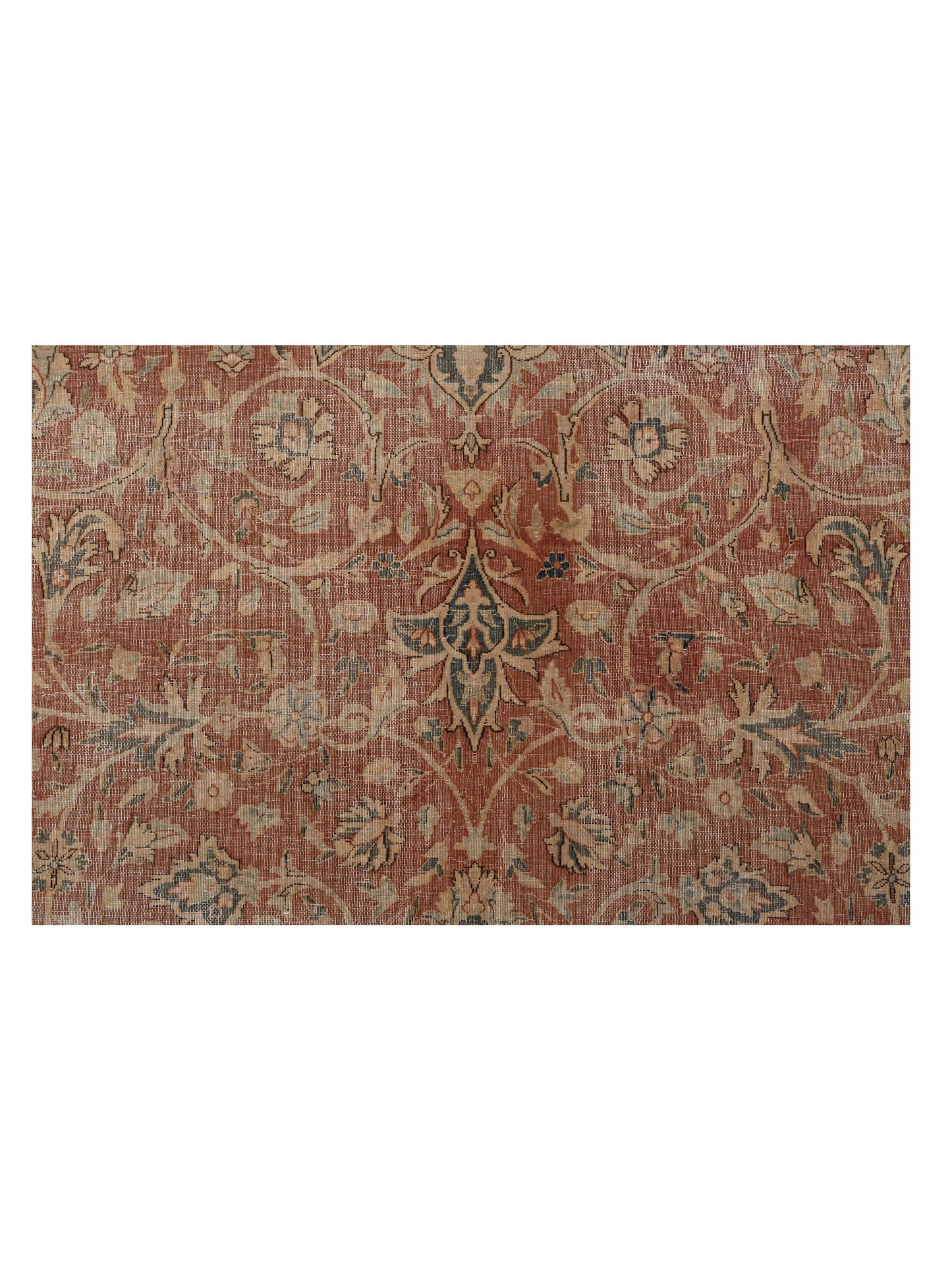 Pasha Vintage 133136 Brick Gray Contemporary Hand Knotted Rug