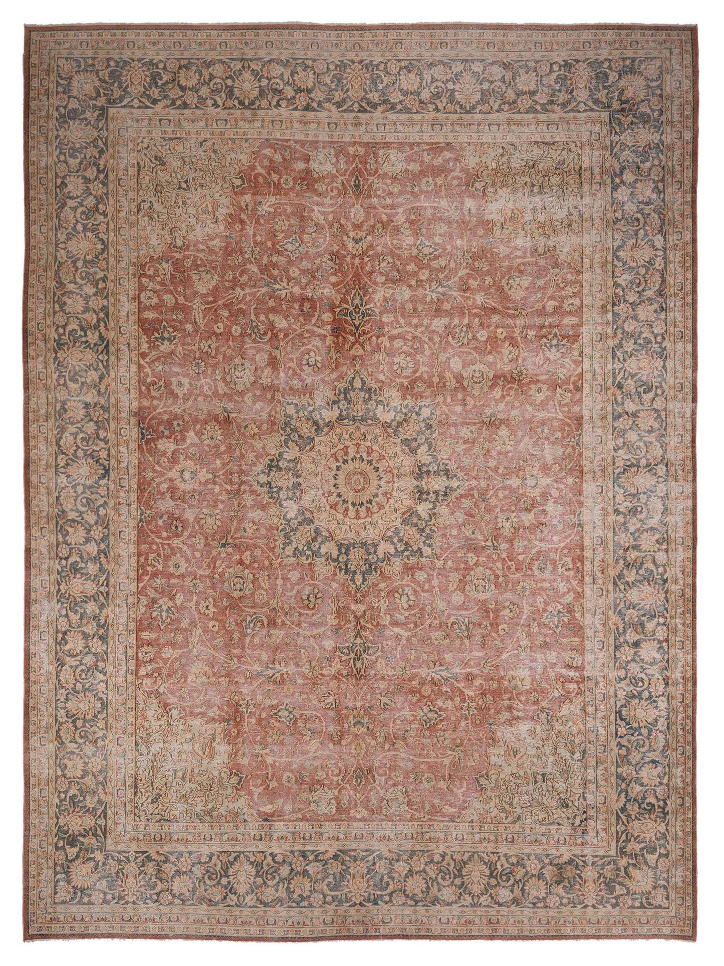 Pasha Vintage 133136 Brick Contemporary Hand Knotted Rug