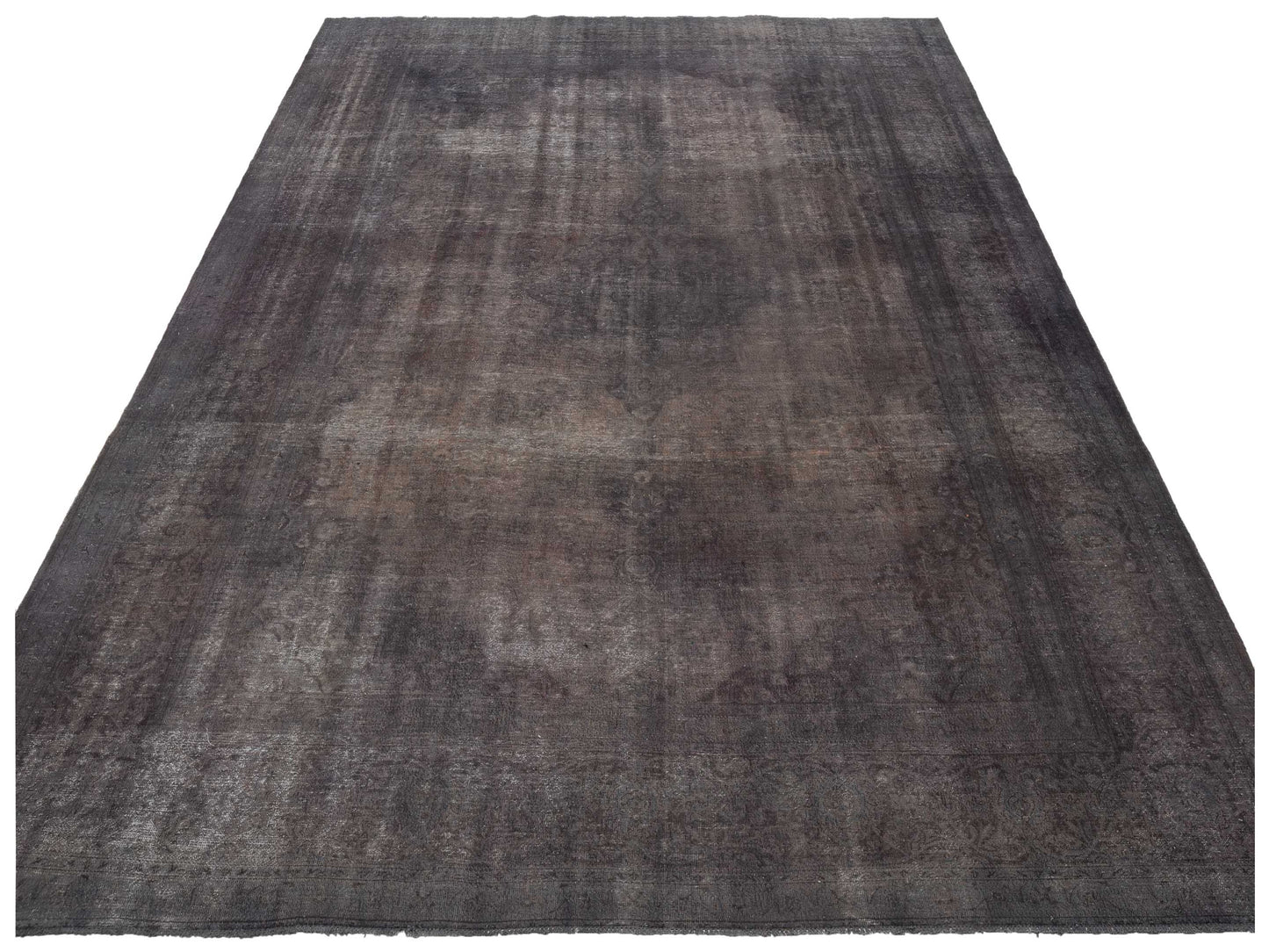 Pasha Vintage 133158 Dark Gray  Contemporary Hand Knotted Rug