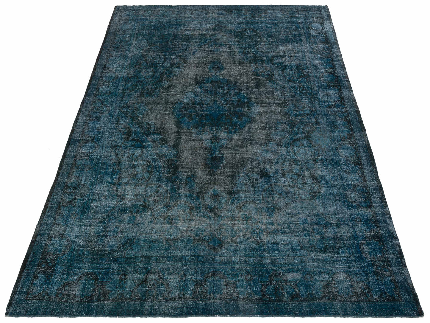 Pasha Vintage 133171 Blue  Contemporary Hand Knotted Rug