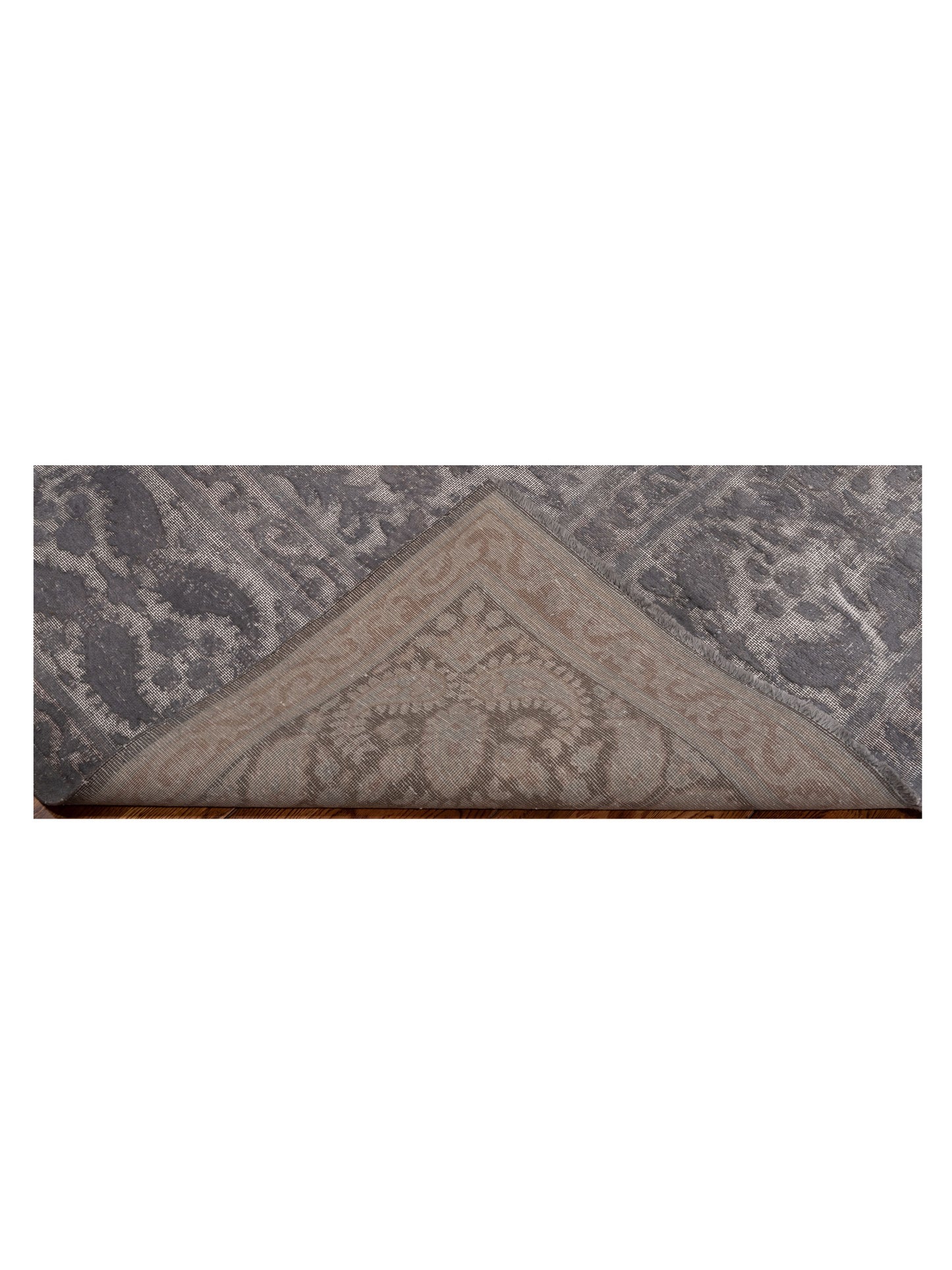 Pasha Vintage 133197 Silver Silver Transitional Hand Knotted Rug