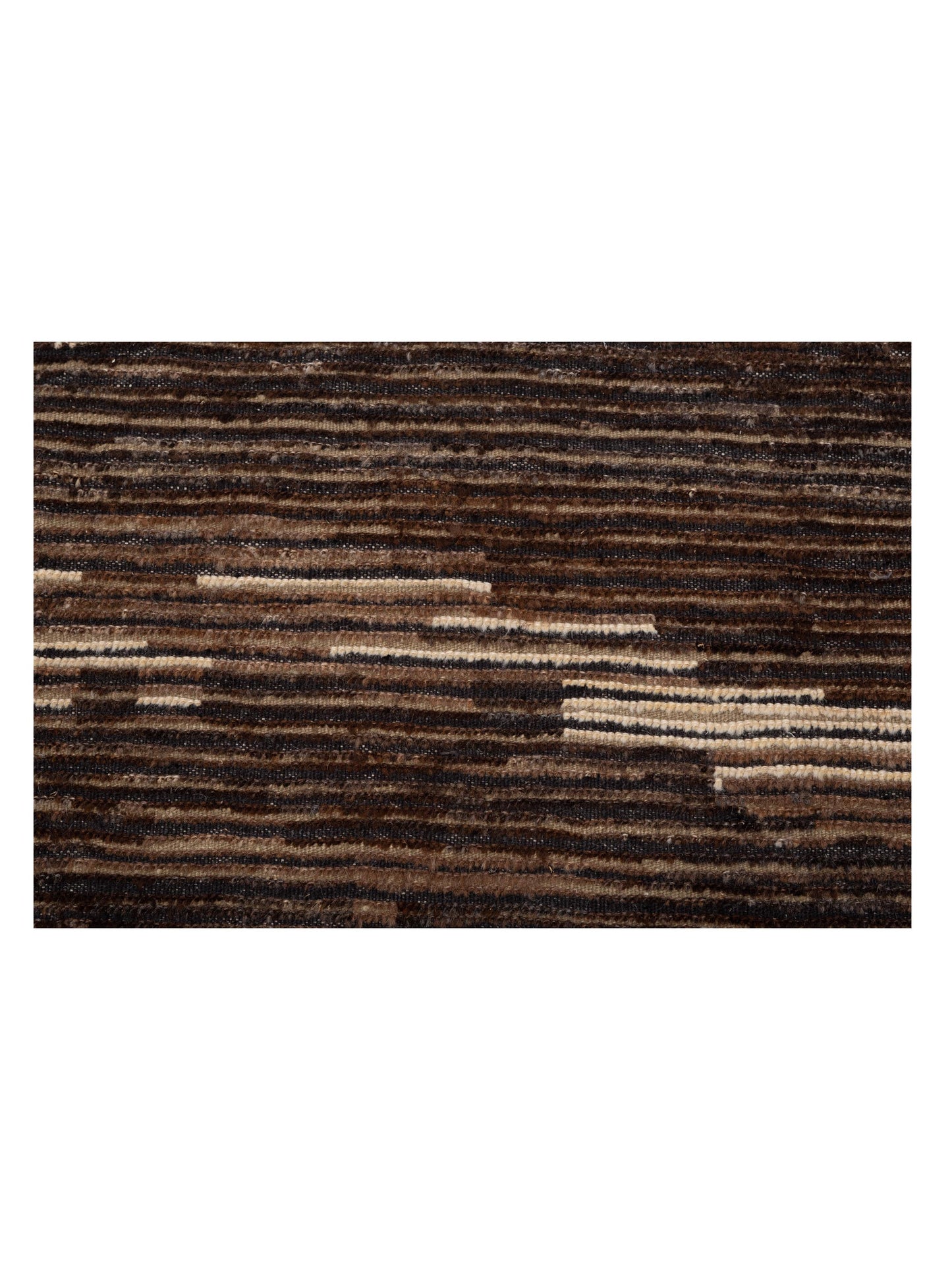 Pasha Atlas Kekova Charcoal Brown Contemporary Hand Knotted Rug