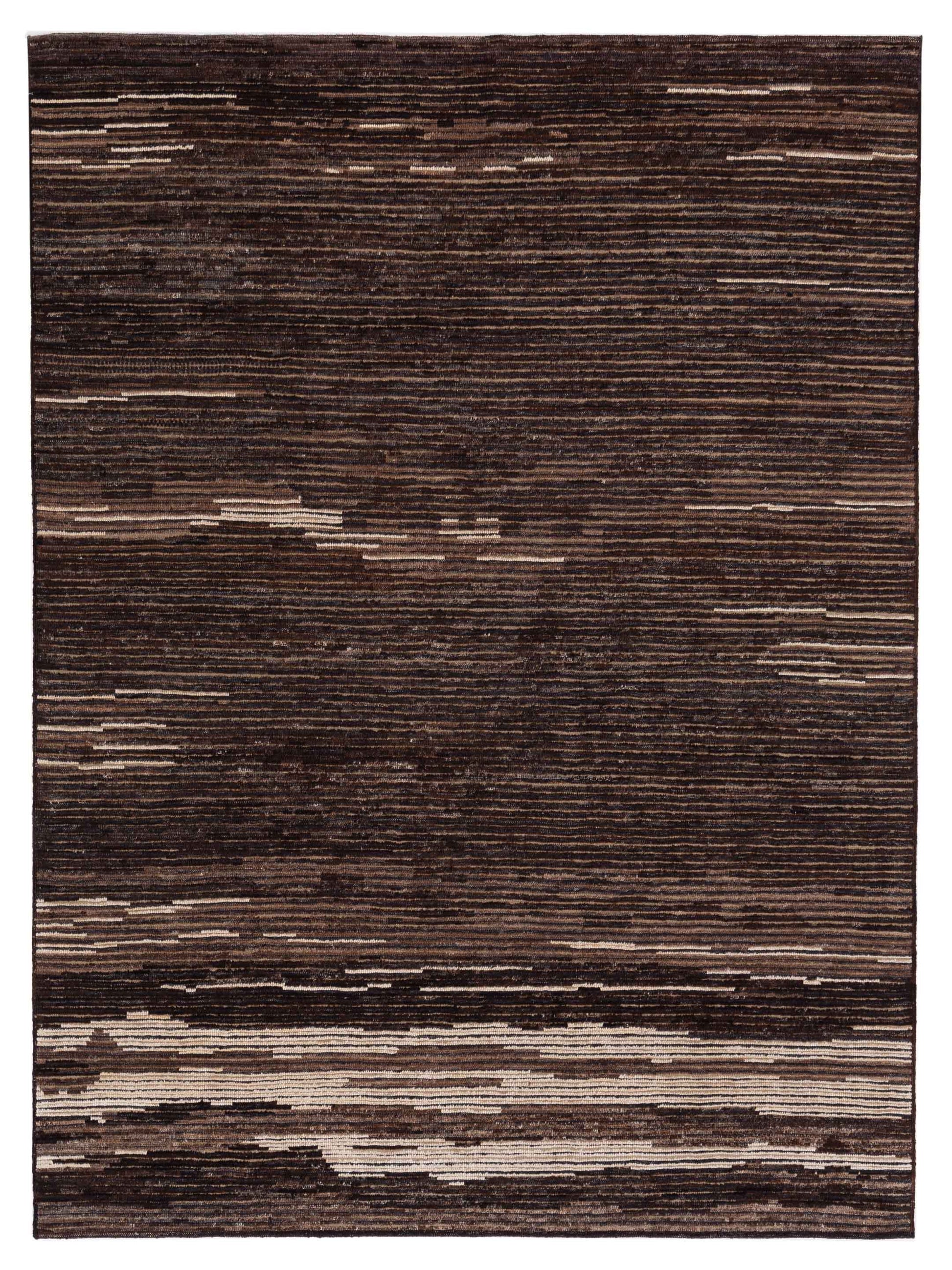 Pasha Atlas Kekova Charcoal Contemporary Hand Knotted Rug