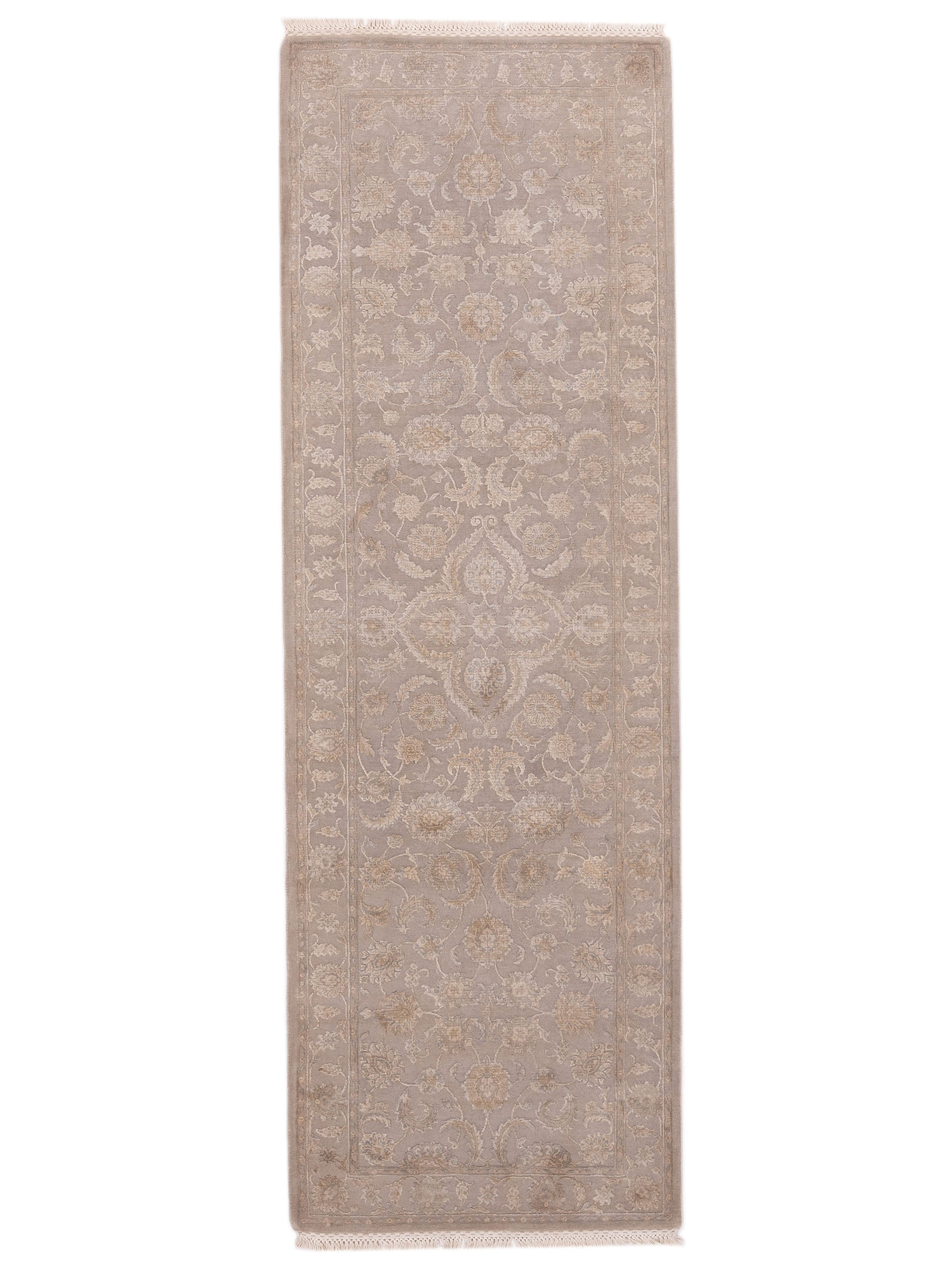 Rajpur Imperial Silk 135470 Gray Traditional Hand Knotted Rug