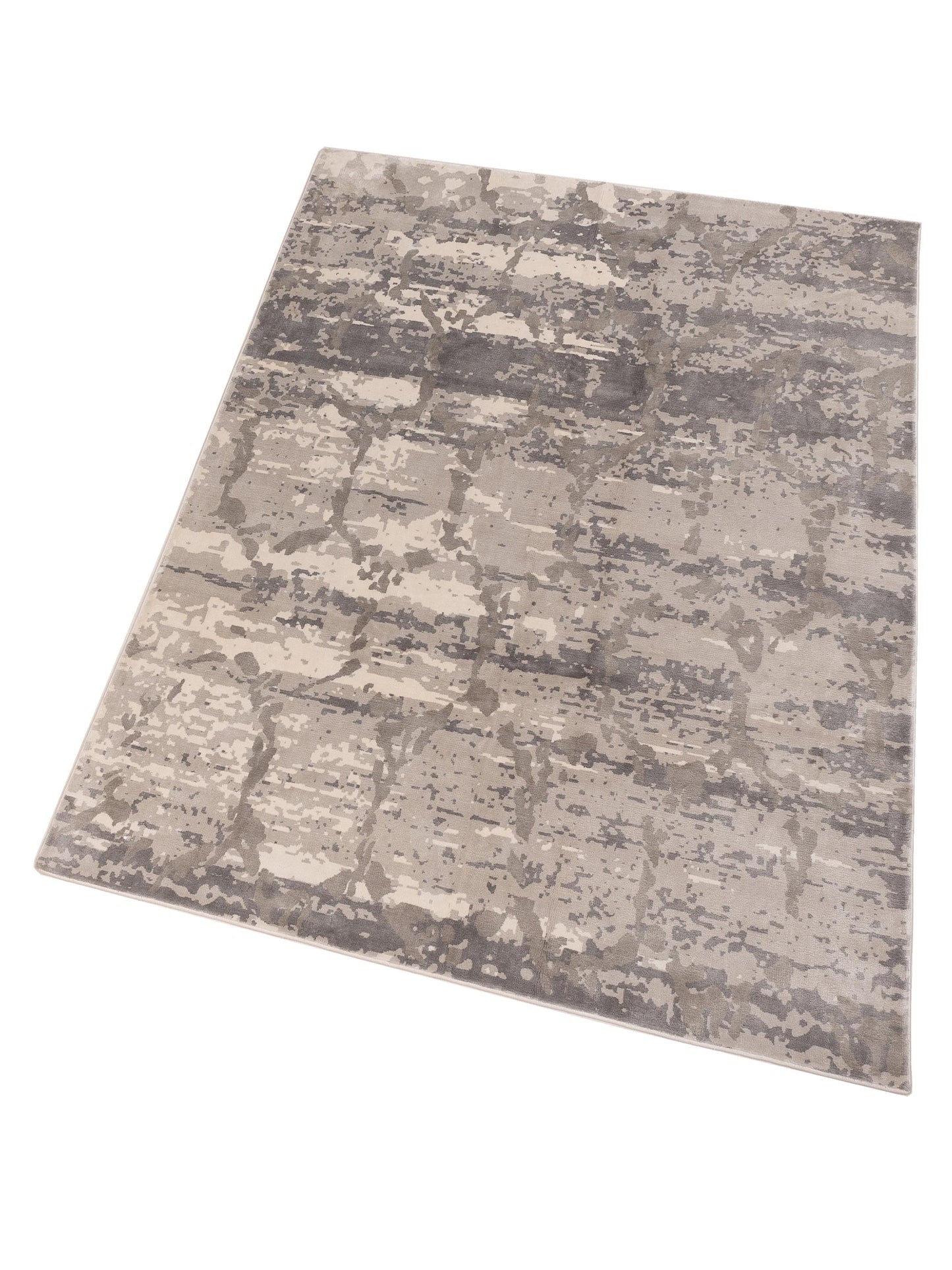 Bergamo Palermo 135854 Silver  Contemporary Machine Made Rug