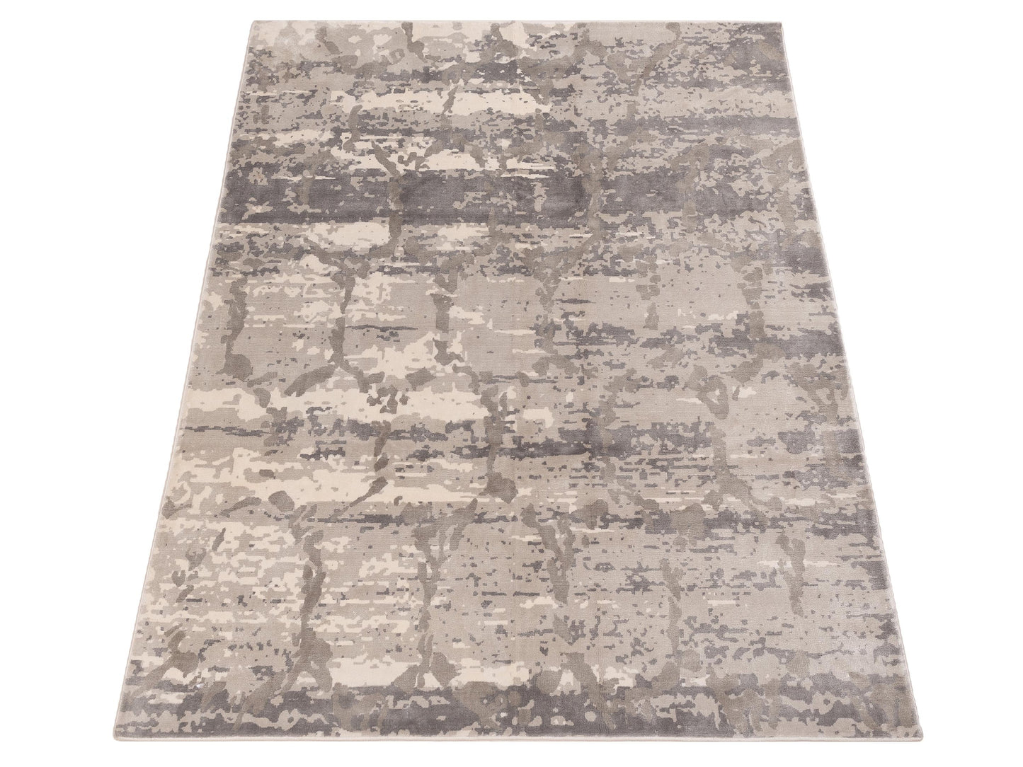 Bergamo Palermo 135854 Silver  Contemporary Machine Made Rug