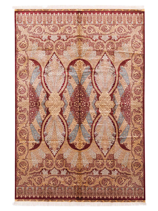 Pasha Elegance 135861 Red Traditional Hand Knotted Rug