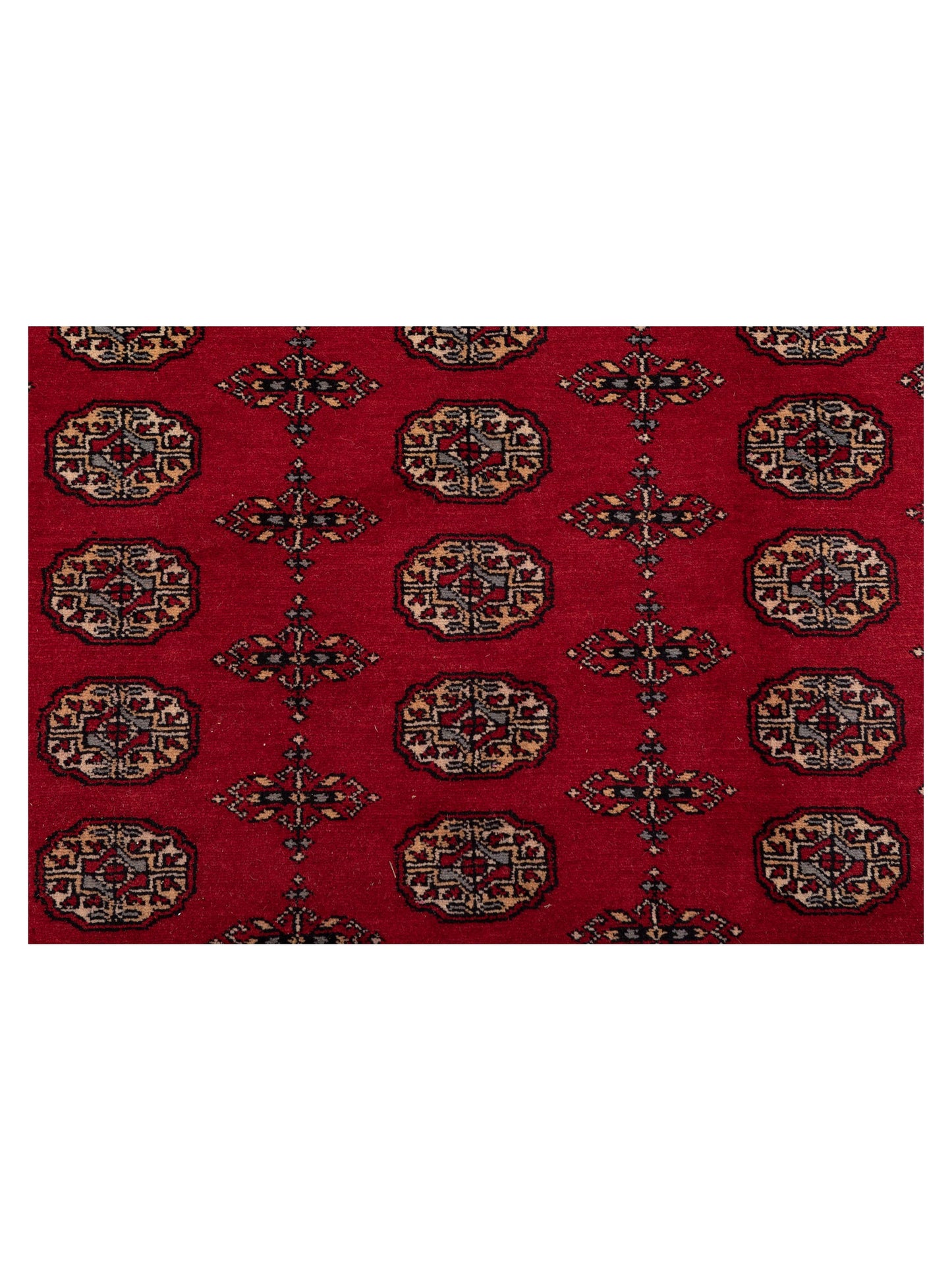 Nomad Bokhara 141420 Red Red Traditional Hand Knotted Rug