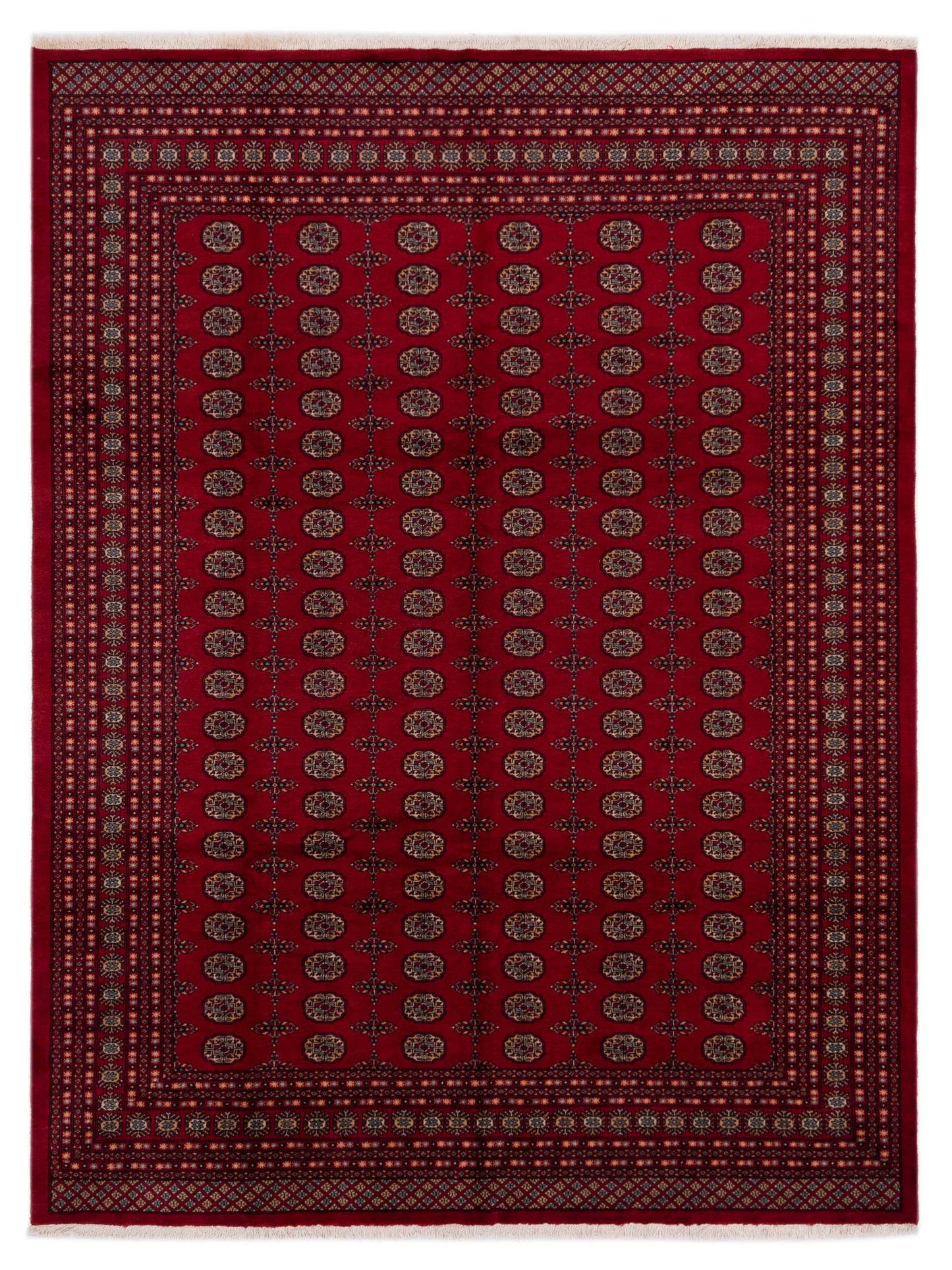 Nomad Bokhara 141420 Red Traditional Hand Knotted Rug