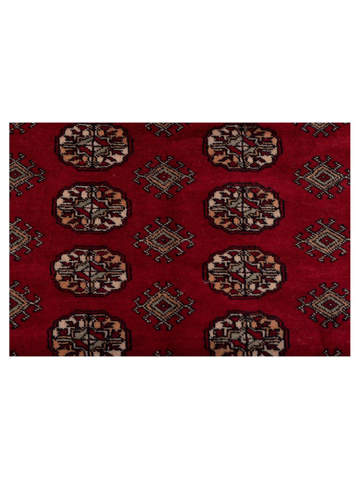 Nomad Bokhara 141422 Red Red Traditional Hand Knotted Rug