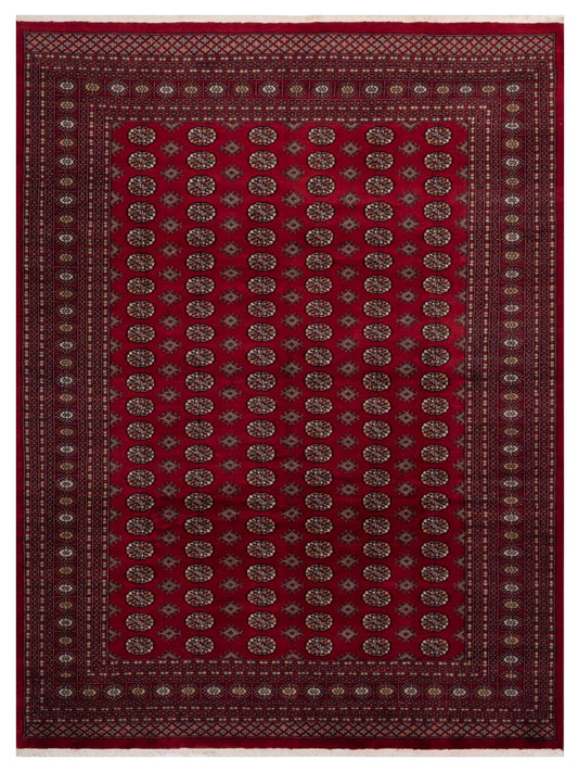 Nomad Bokhara 141422 Red Traditional Hand Knotted Rug