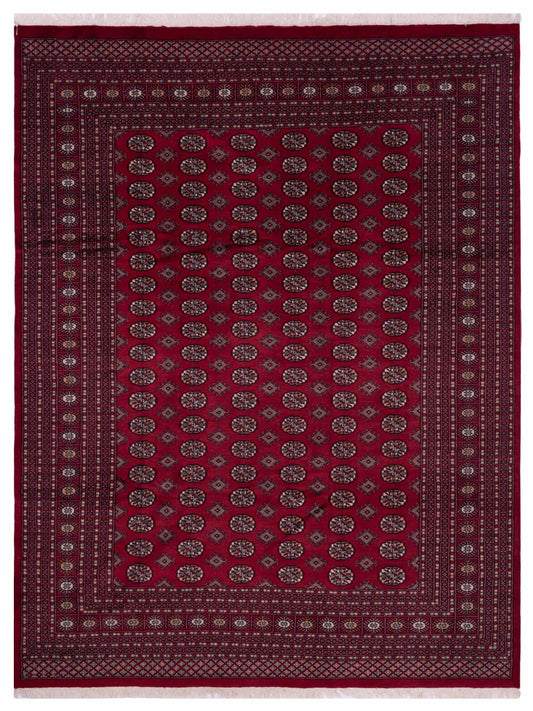 Nomad Bokhara 141423 Red Traditional Hand Knotted Rug