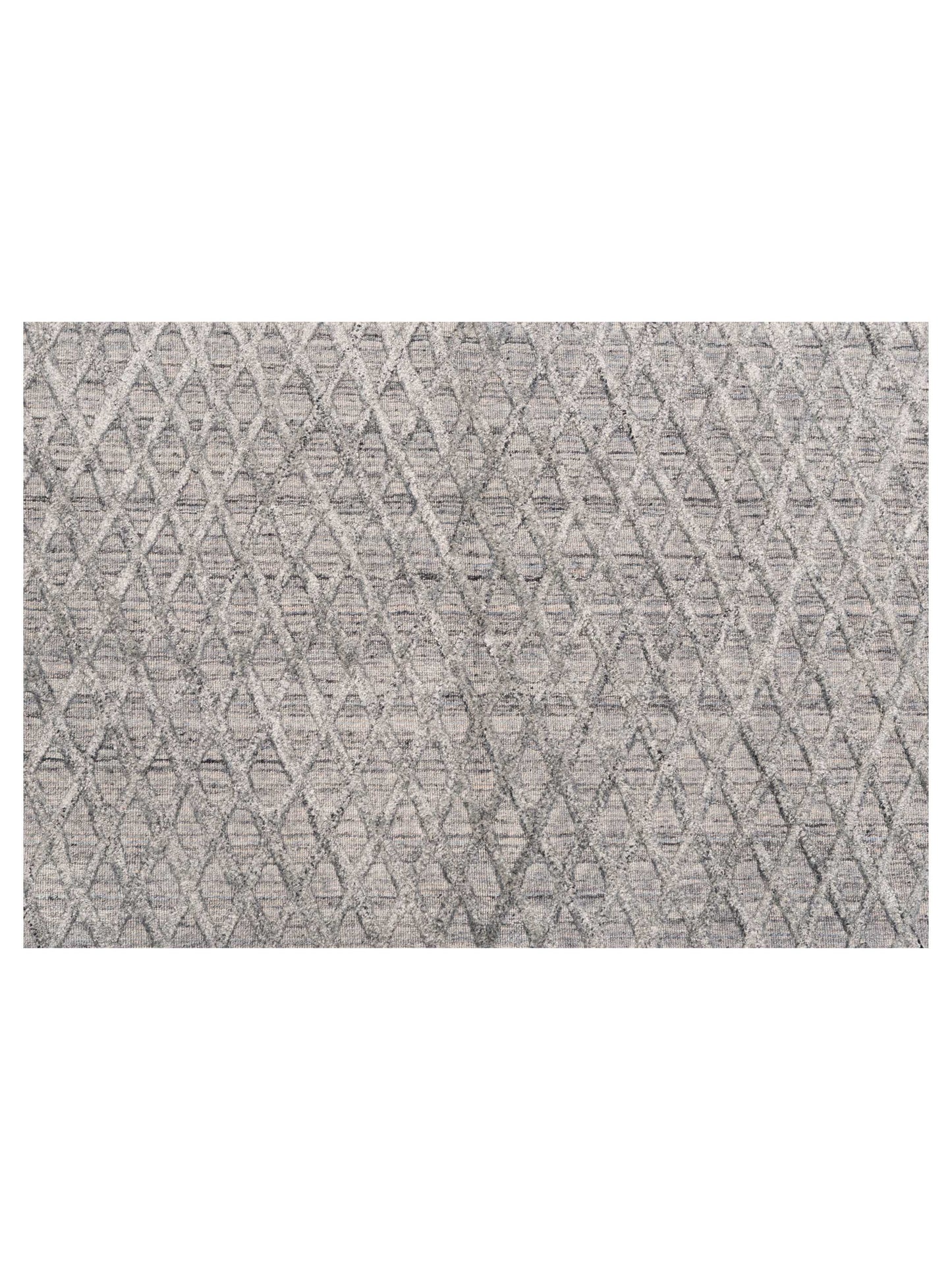 Siena Himalayan 142593 Gray Blue Gray Blue Contemporary Hand Knotted Rug