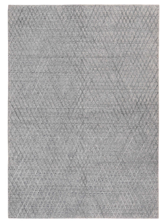 Siena Himalayan 142593 Gray Blue Contemporary Hand Knotted Rug