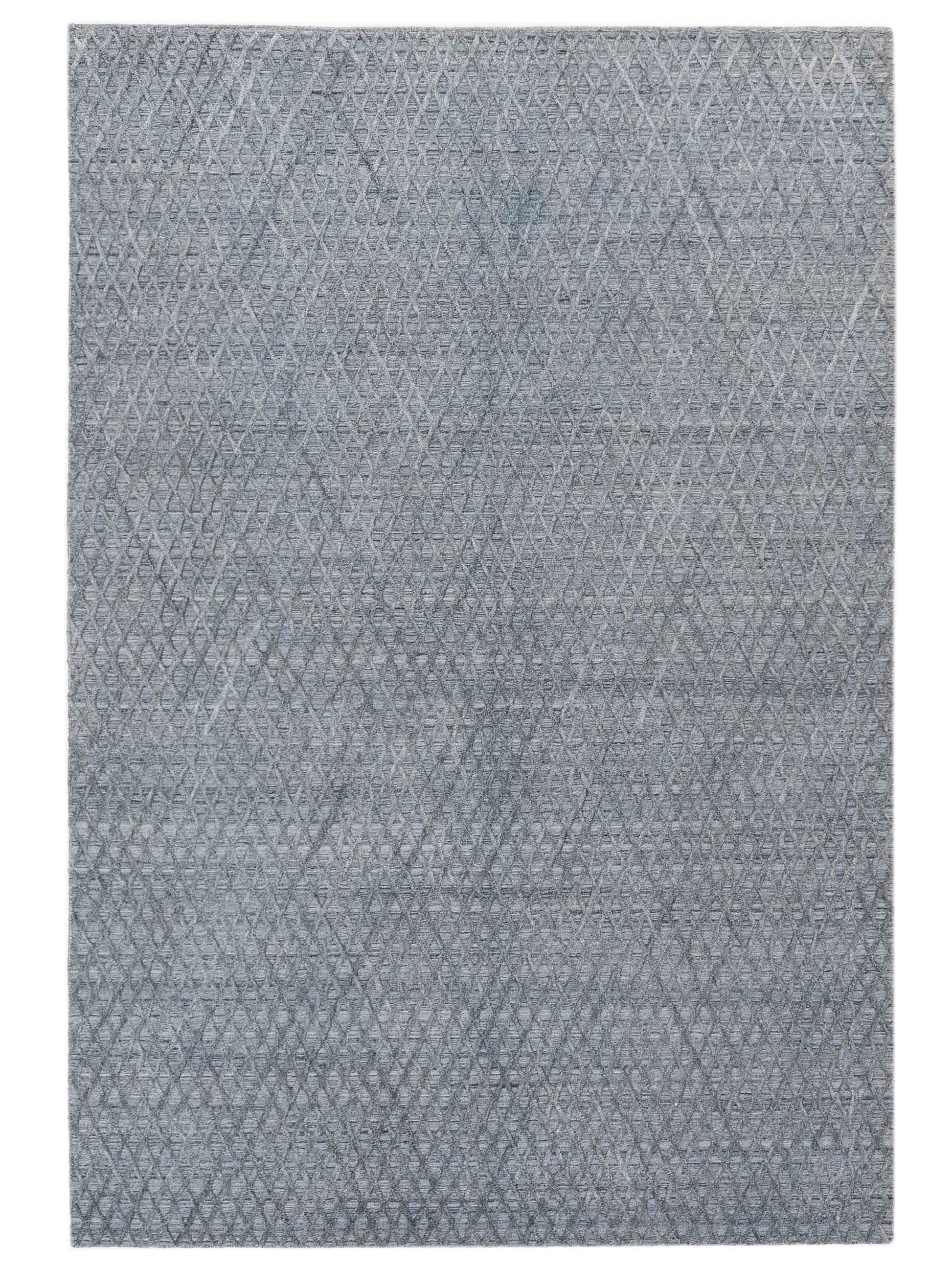 Siena Himalayan 142601 Gray Blue Contemporary Hand Knotted Rug