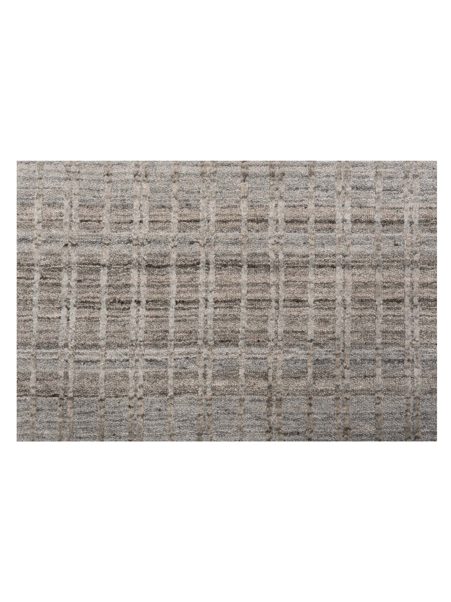 Siena Himalayan 142648 Silver Silver Contemporary Hand Knotted Rug