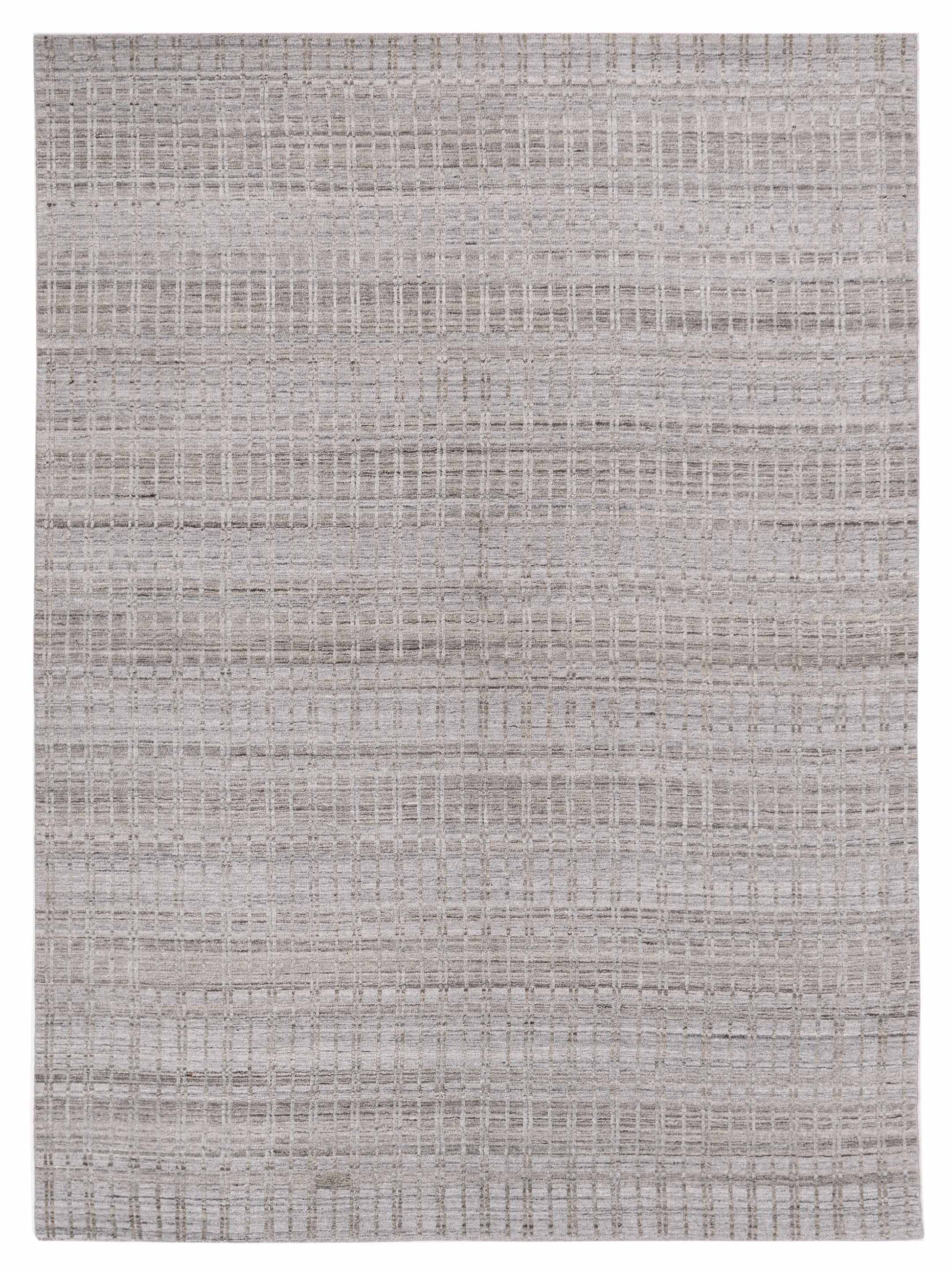 Siena Himalayan 142648 Silver Contemporary Hand Knotted Rug