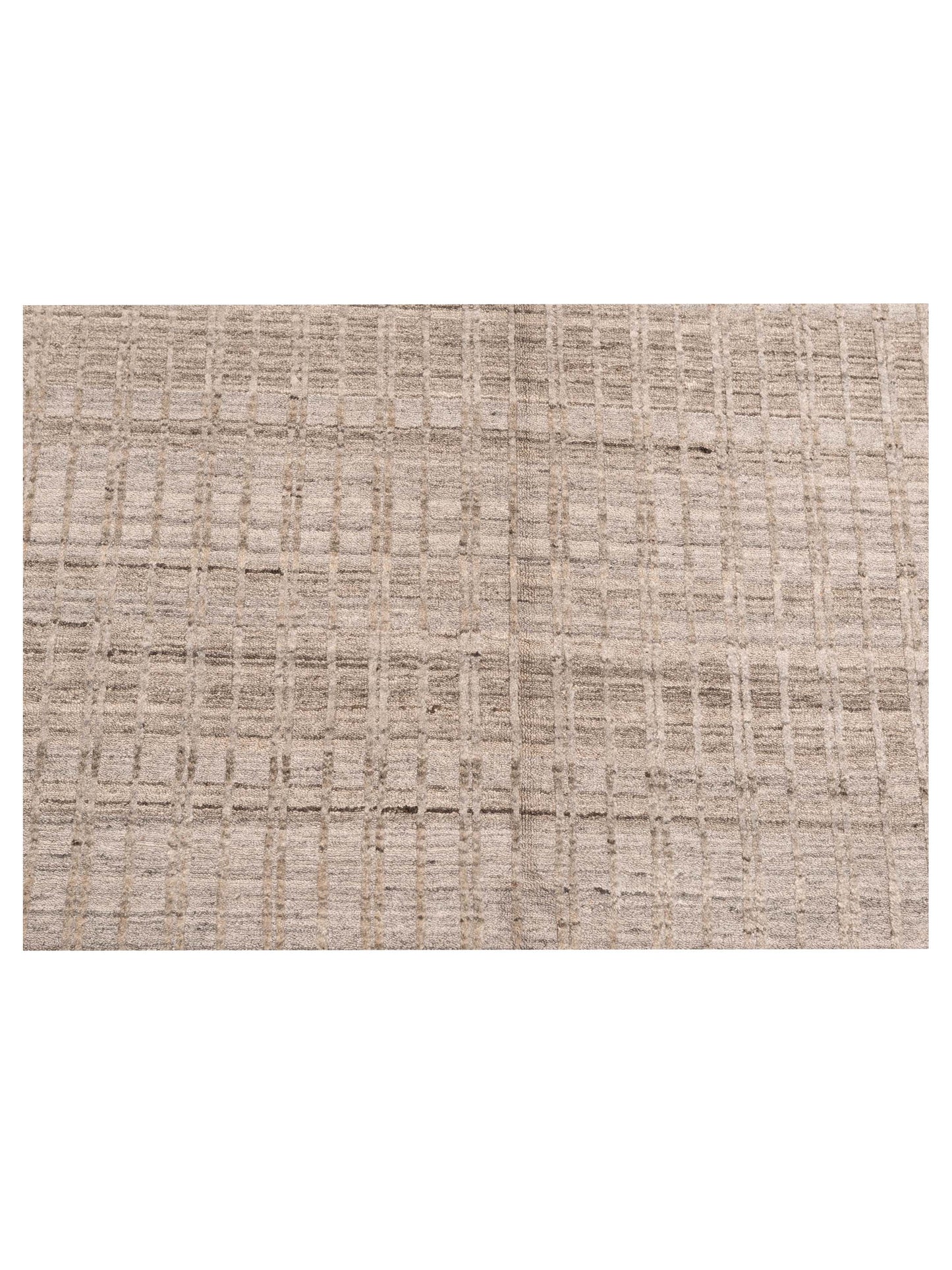 Siena Himalayan 142650 Silver Silver Contemporary Hand Knotted Rug