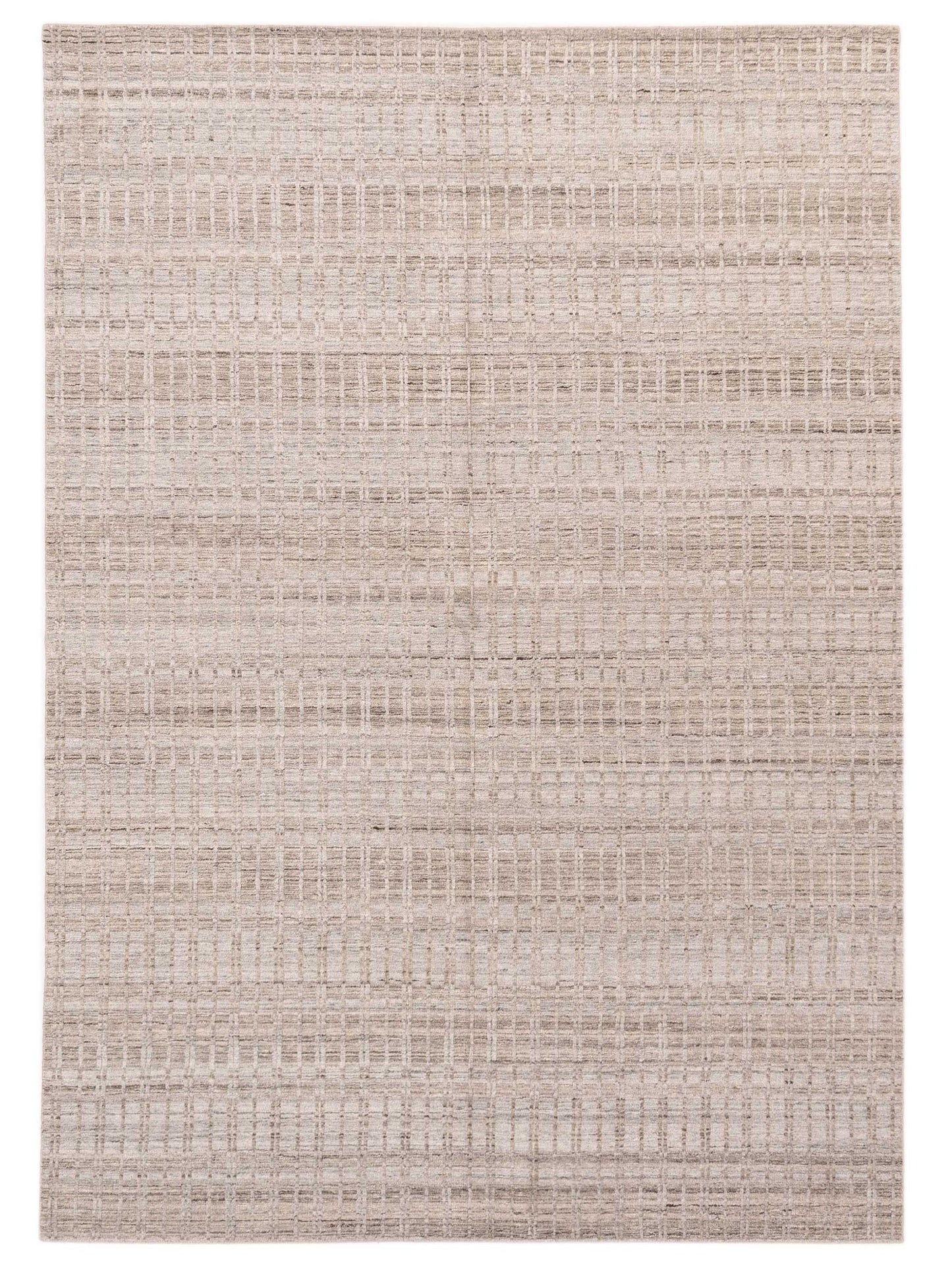 Siena Himalayan 142650 Silver Contemporary Hand Knotted Rug