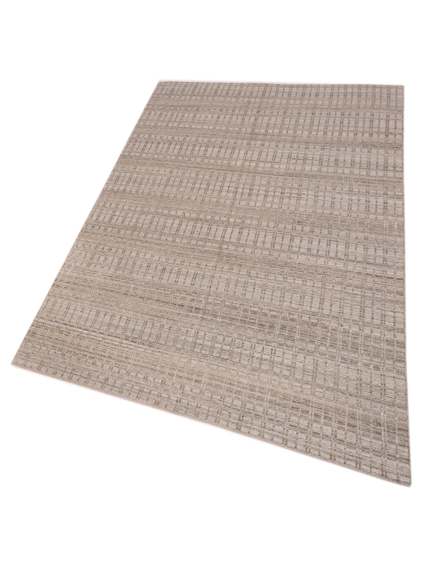 Siena Himalayan 142652 Silver Silver Contemporary Hand Knotted Rug