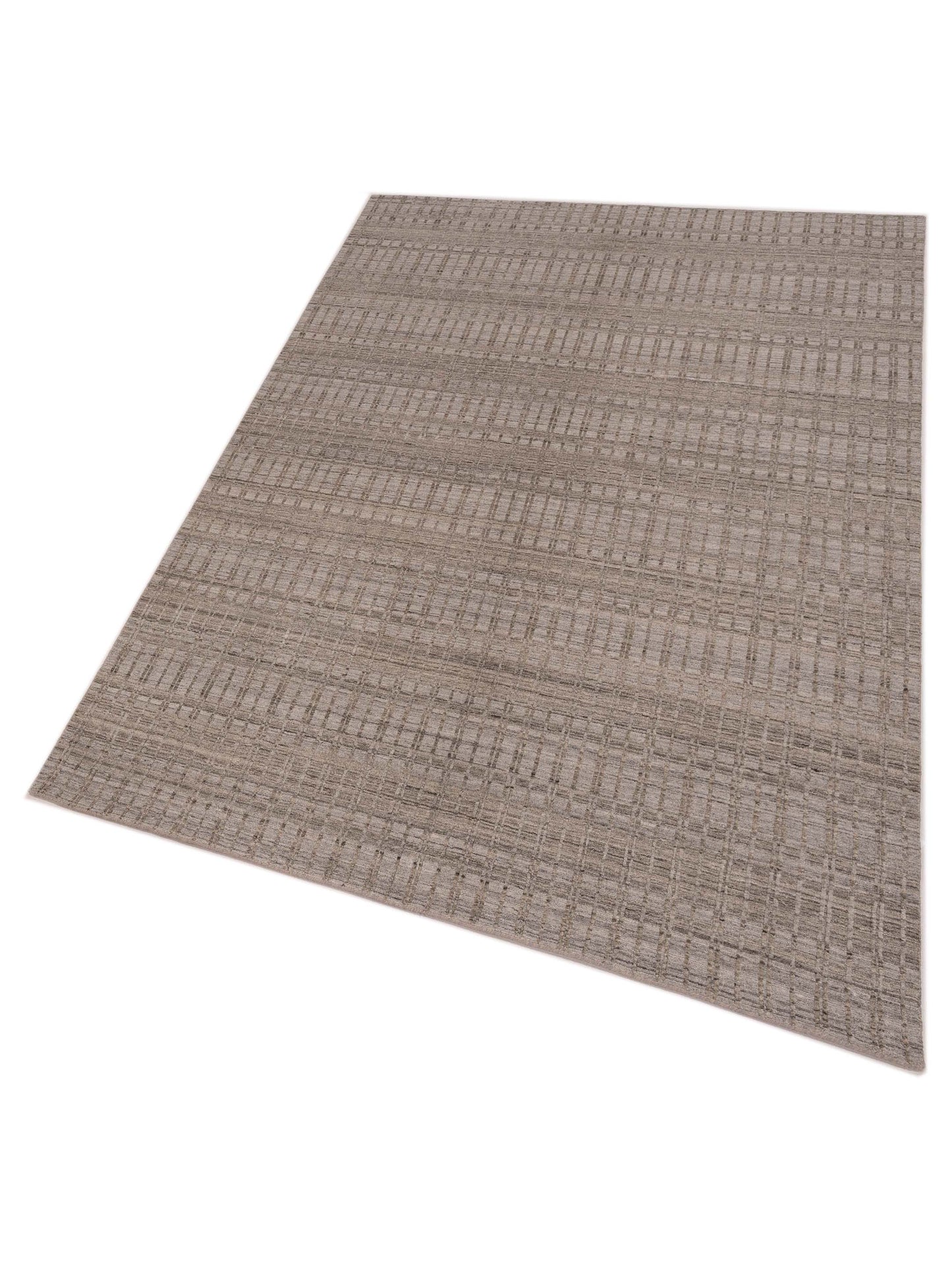 Siena Himalayan 142659 Silver Silver Contemporary Hand Knotted Rug