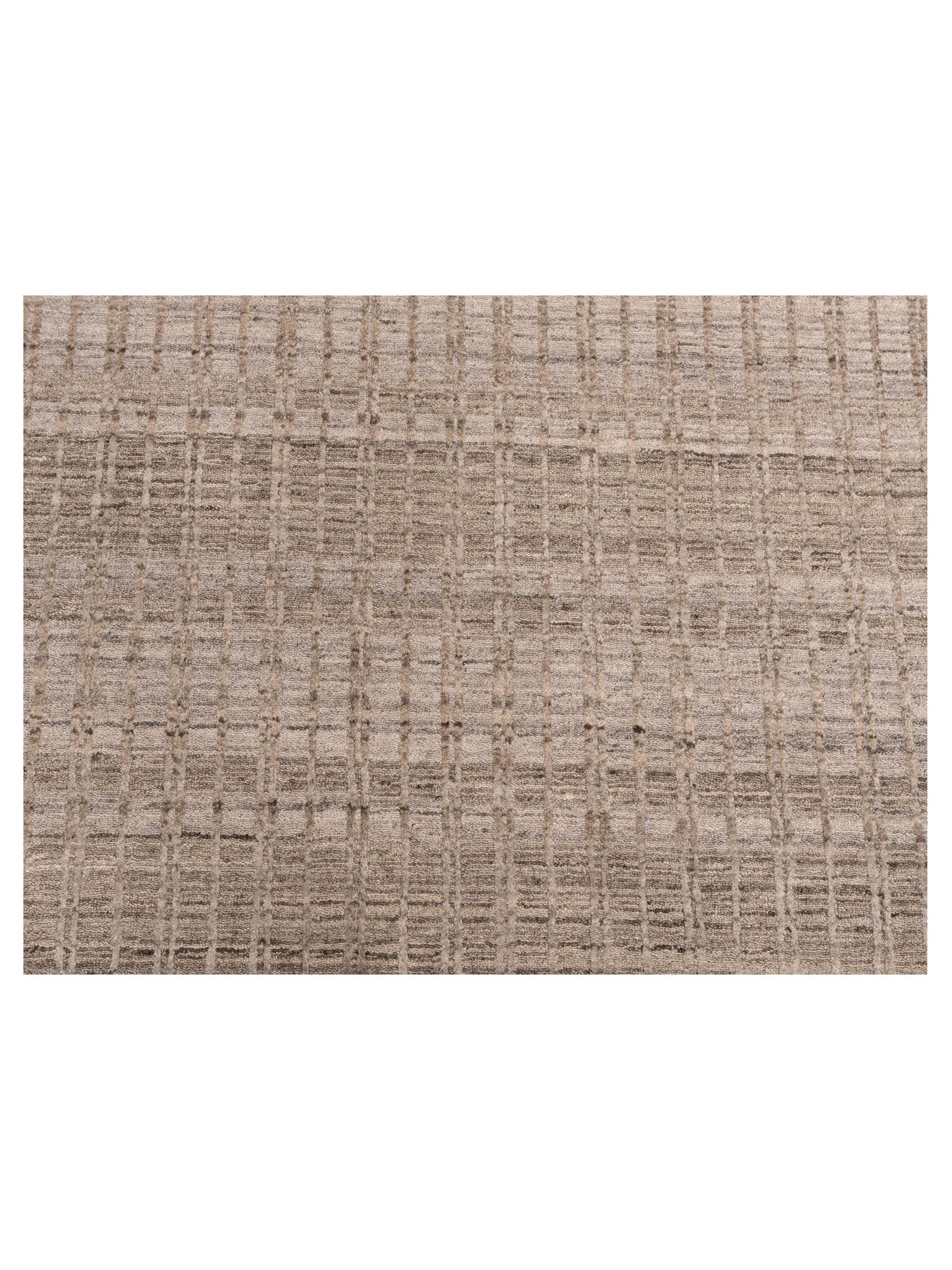 Siena Himalayan 142659 Silver Silver Contemporary Hand Knotted Rug