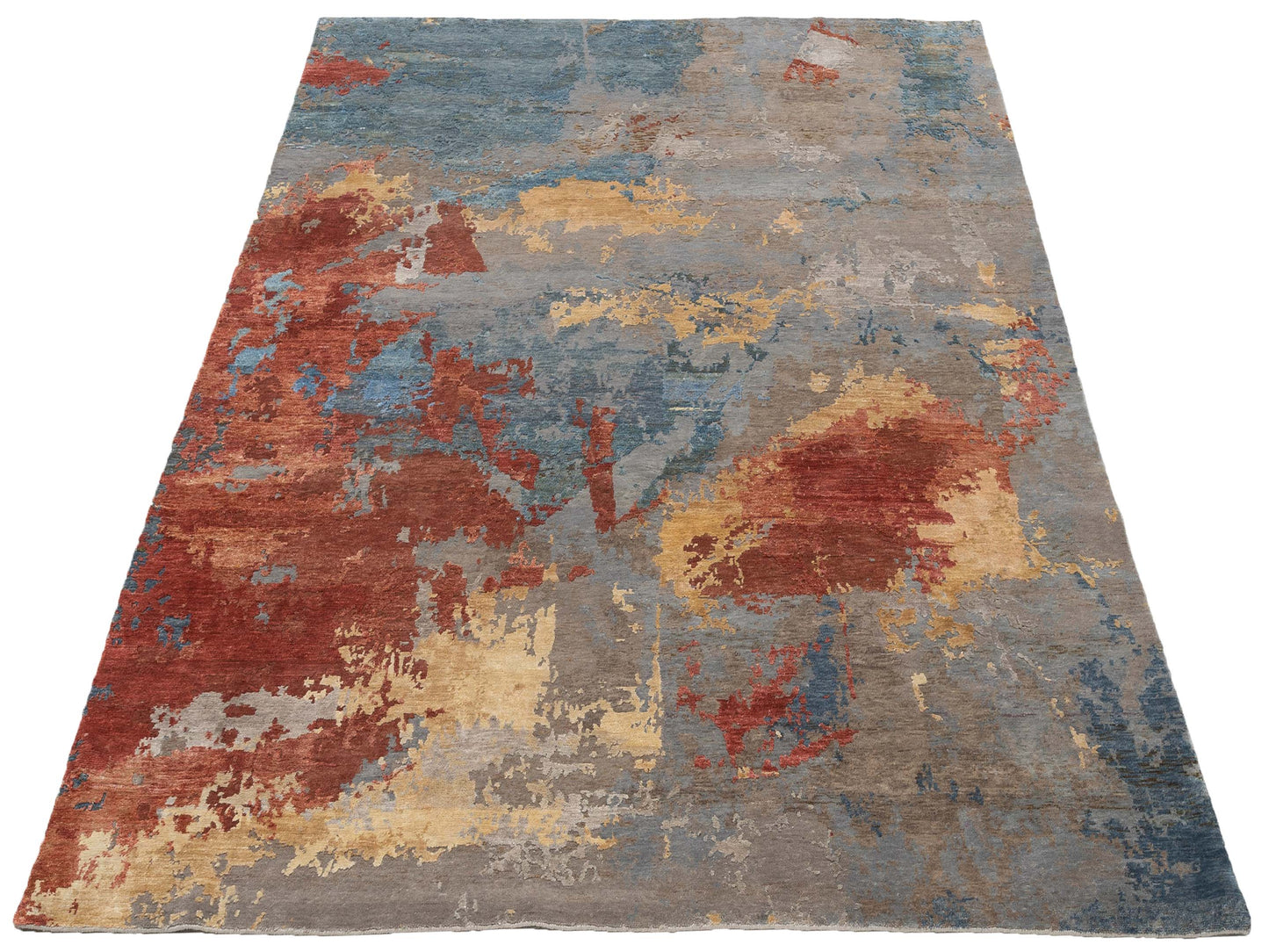 Siena Tibetino 142705 Multi  Contemporary Hand Knotted Rug - 8x10