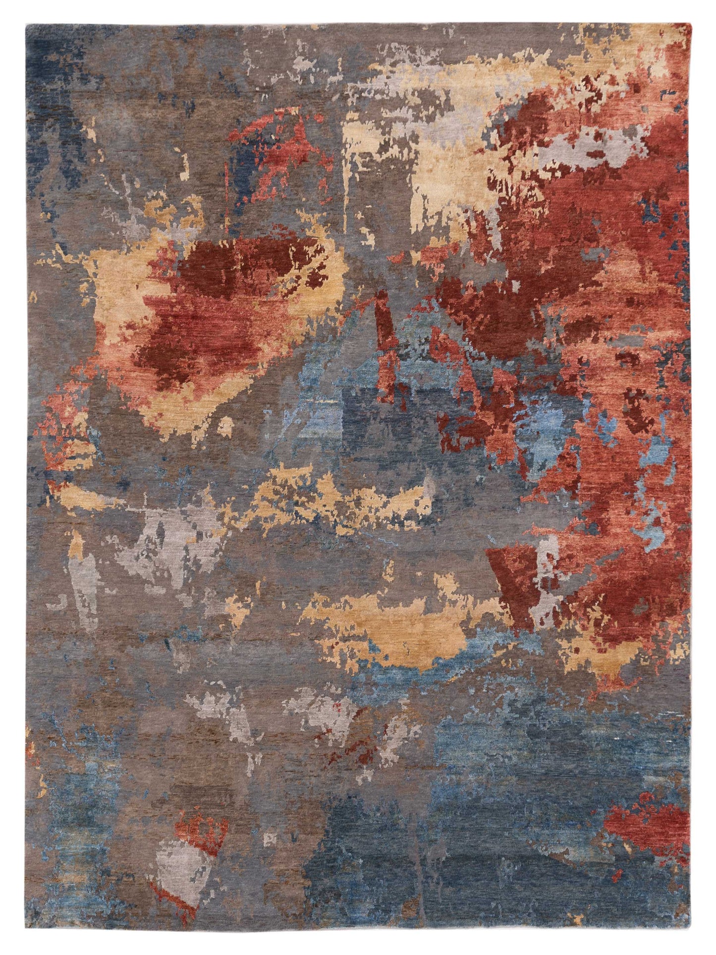 Siena Tibetino 142705 Multi Contemporary Hand Knotted Rug