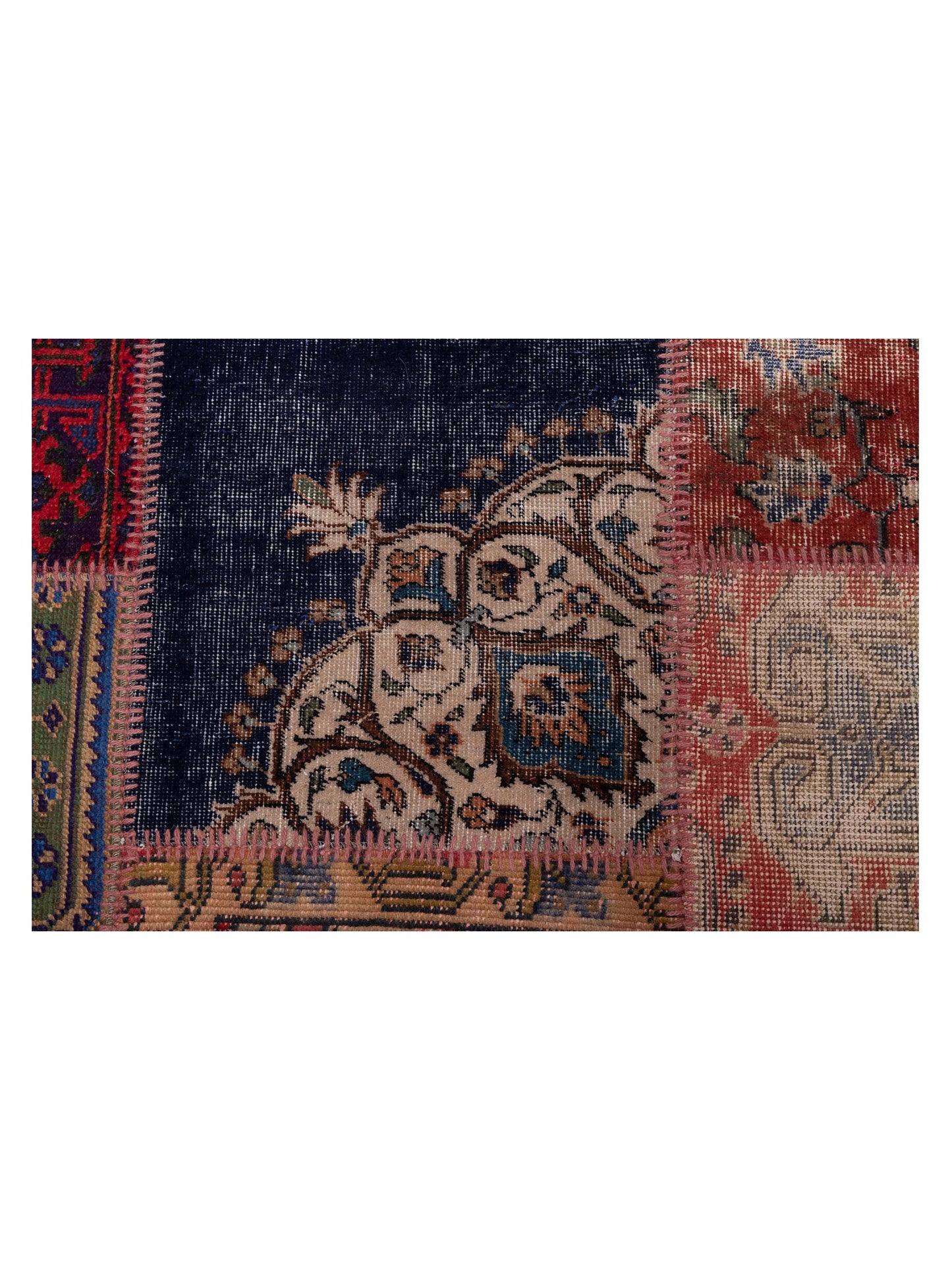 Pasha Turkish Vestige Patchwork 142738 Multi  Contemporary Hand Knotted Rug