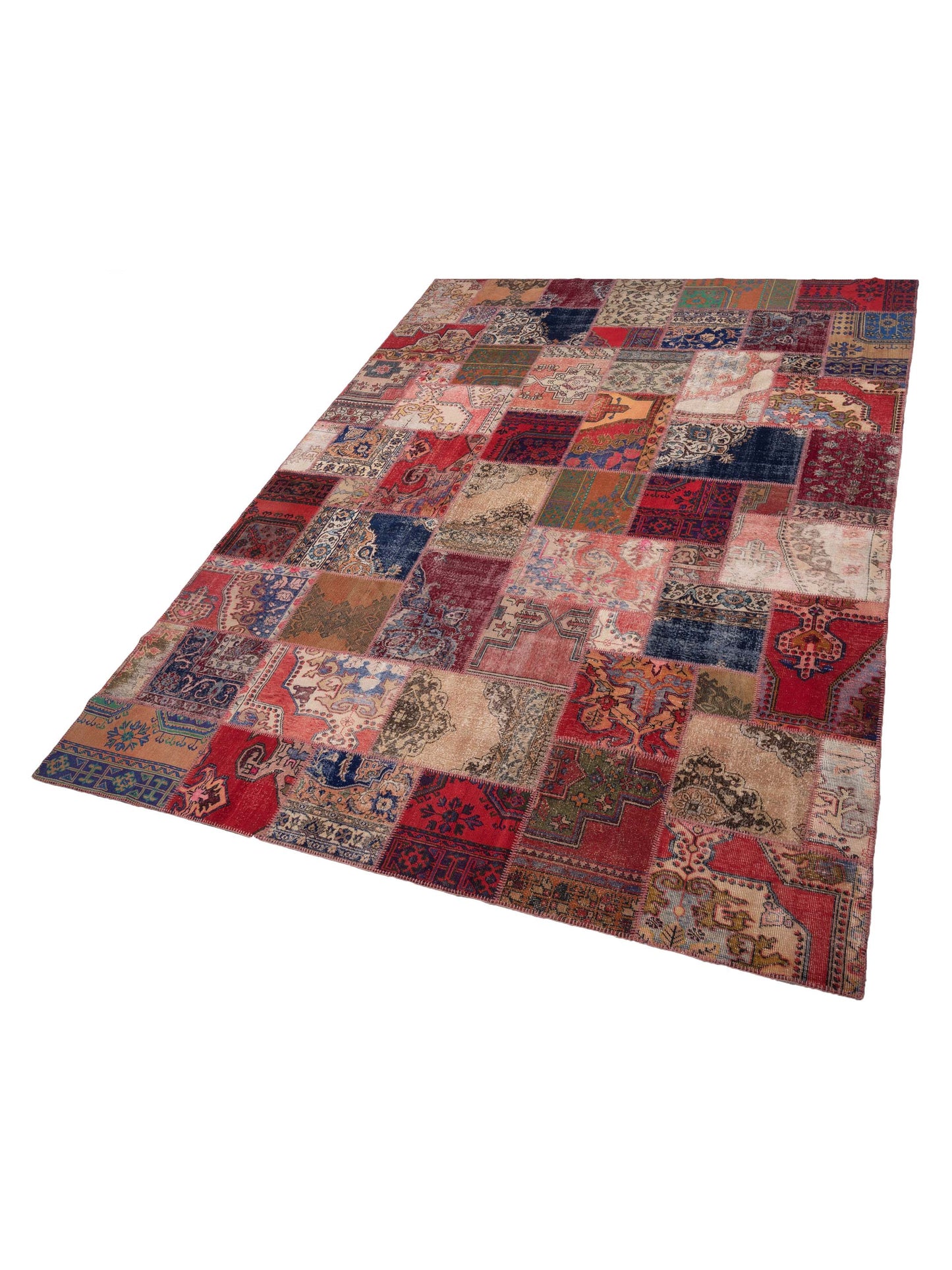 Pasha Turkish Vestige Patchwork 142746 Multi  Contemporary Hand Knotted Rug