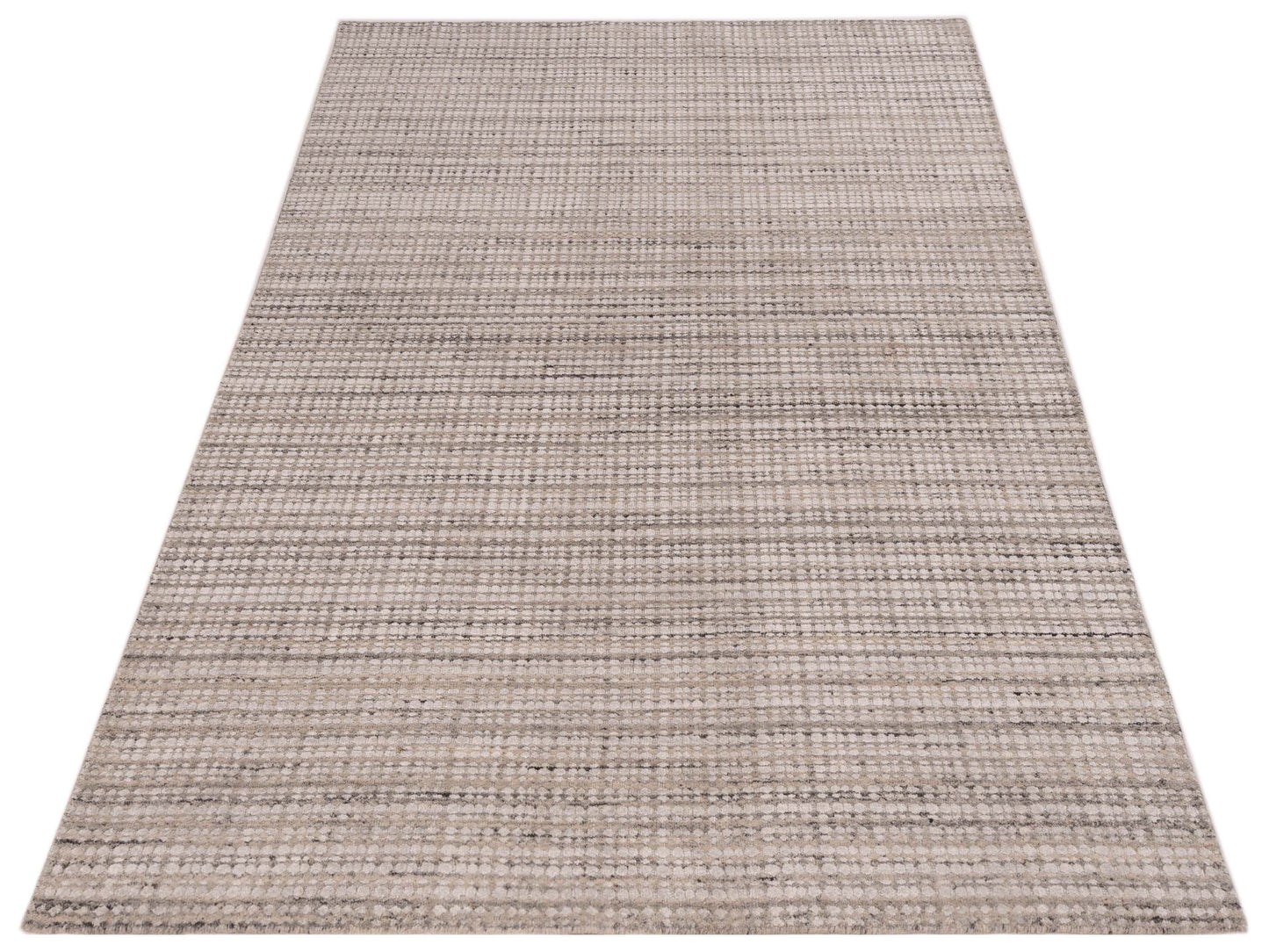 Siena Himalayan 144679 Silver Green Contemporary Hand Knotted Rug