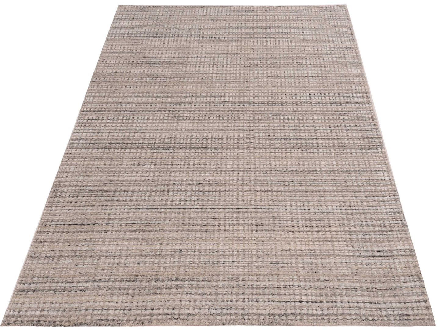 Siena Himalayan 144680 Silver Gray Contemporary Hand Knotted Rug