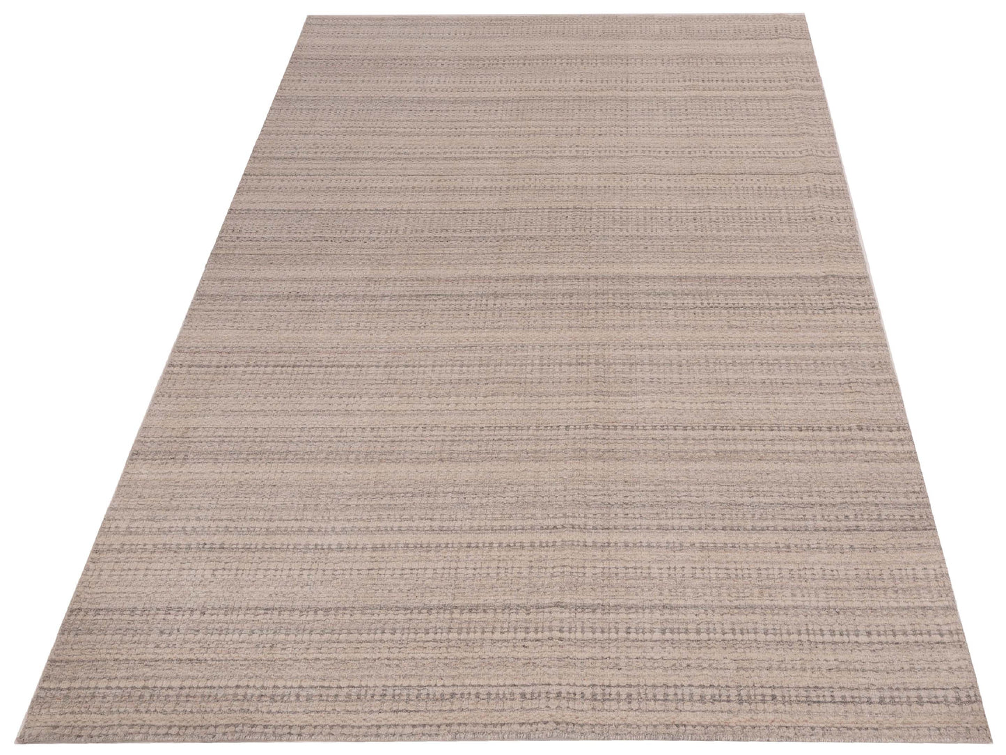 Siena Himalayan 144723 Ivory Gray Contemporary Hand Knotted Rug