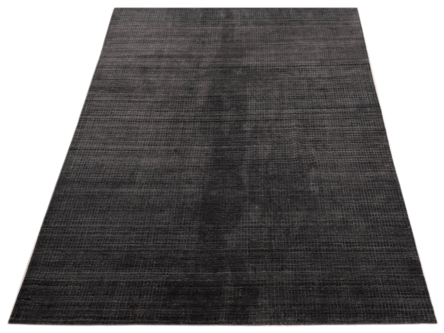 Siena Himalayan 144760 Charcoal Charcoal Contemporary Hand Knotted Rug