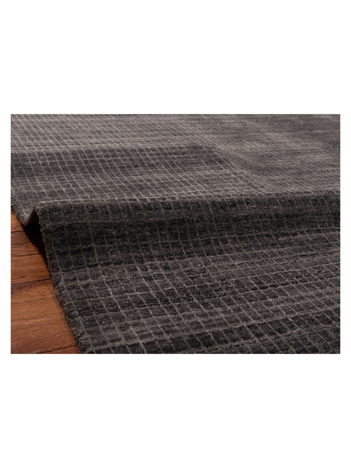 Siena Himalayan 144760 Charcoal Charcoal Contemporary Hand Knotted Rug