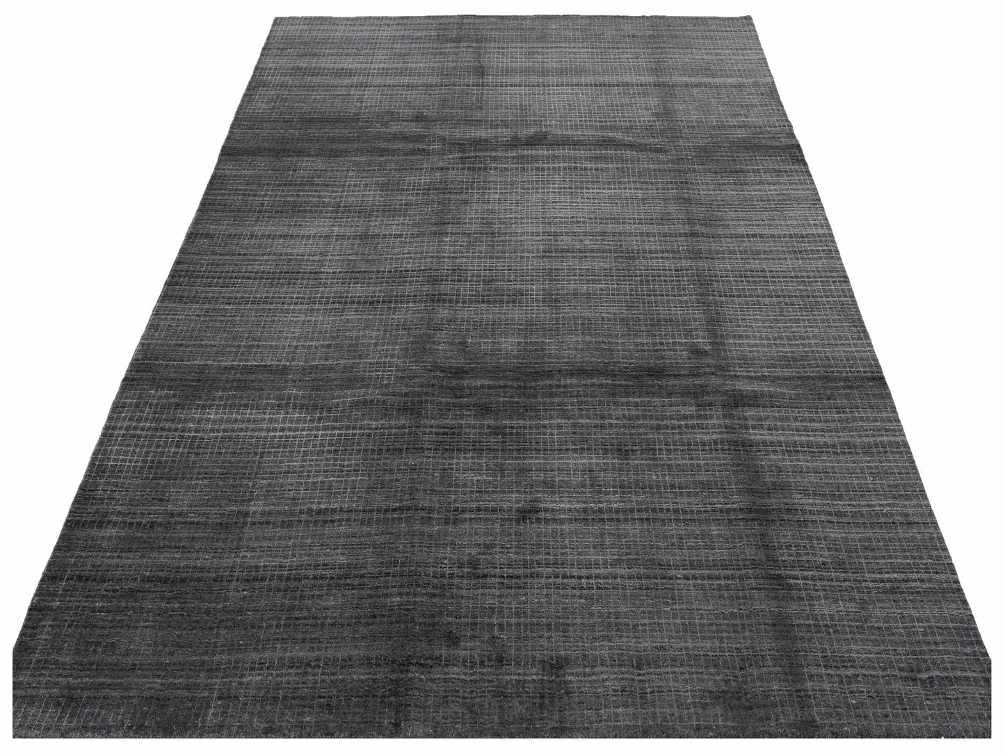 Siena Himalayan 144761 Charcoal  Contemporary Hand Knotted Rug