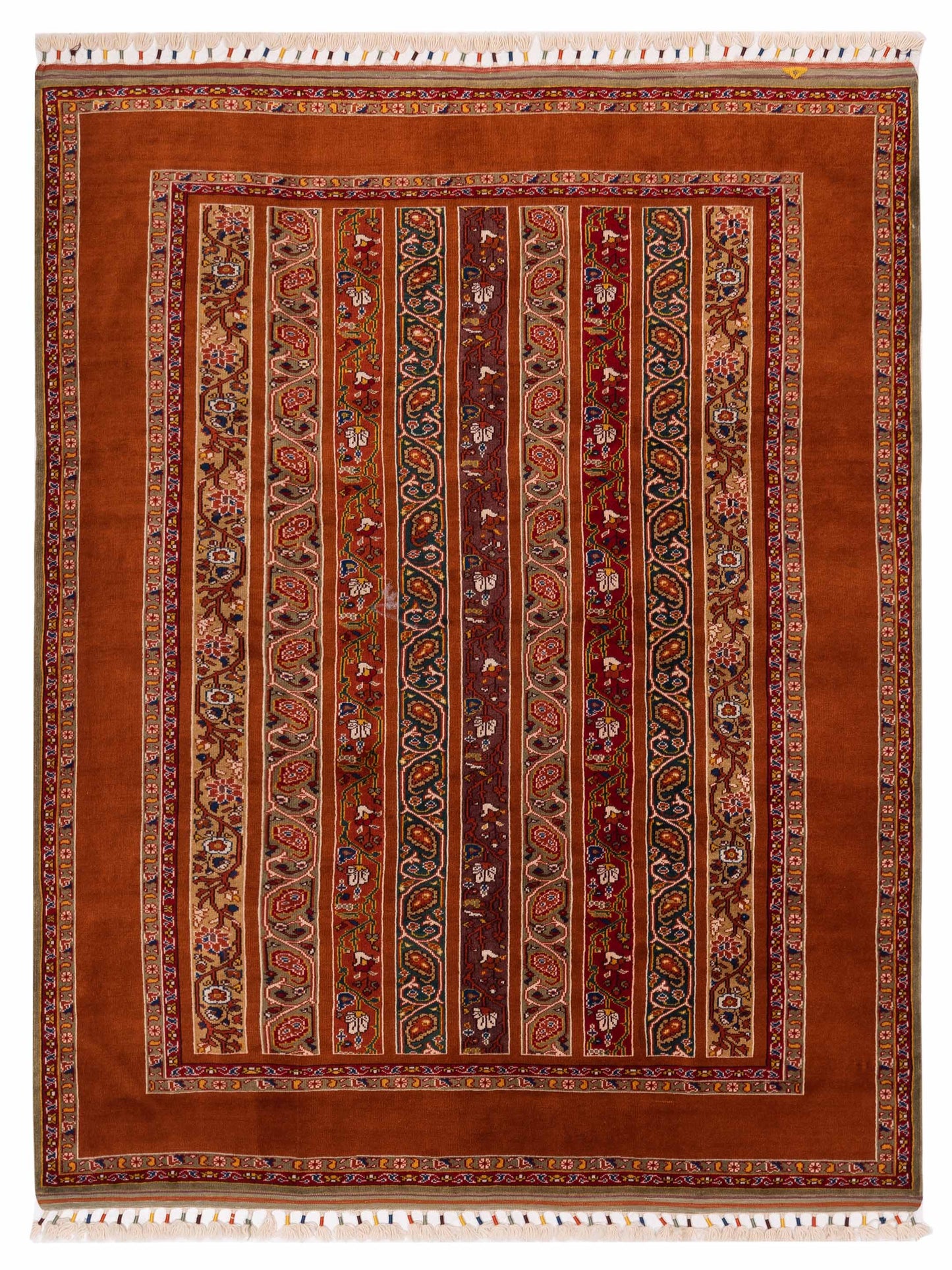 Rajpur Shawl 145133 Multi Tribal Hand Knotted Rug