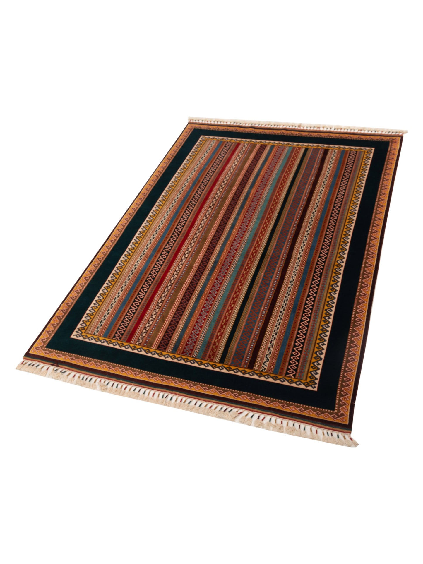 Rajpur Shawl 145136 Multi  Tribal Hand Knotted Rug