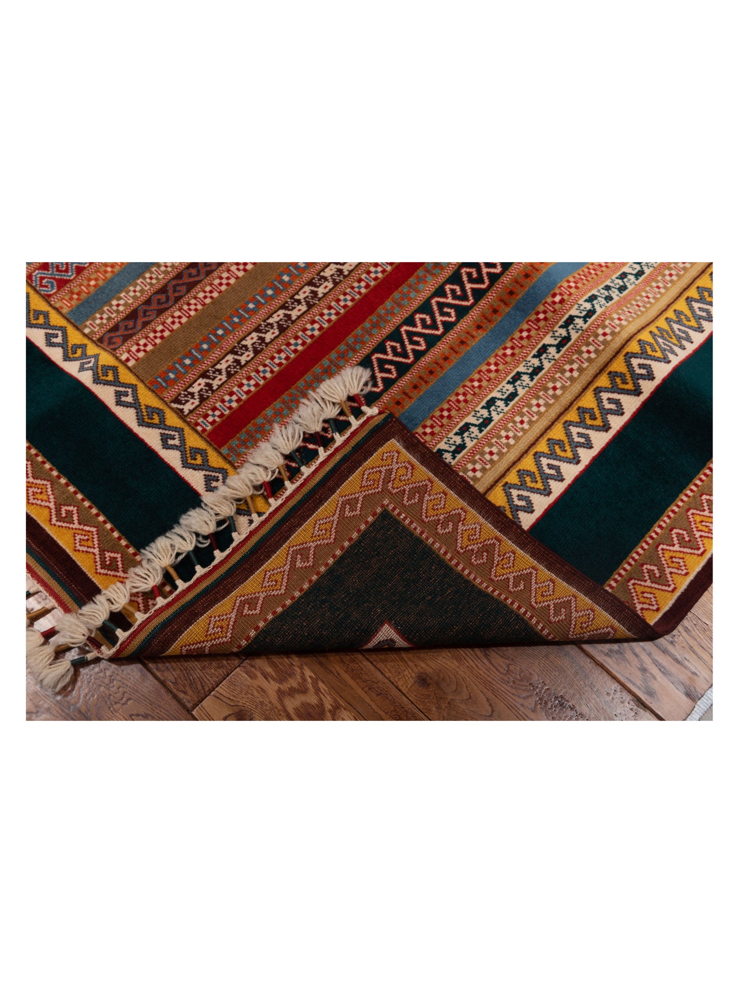 Rajpur Shawl 145136 Multi  Tribal Hand Knotted Rug