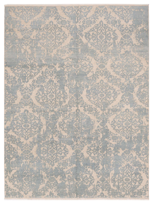 Pasha Defne Beony Beige Transitional Hand Knotted Rug