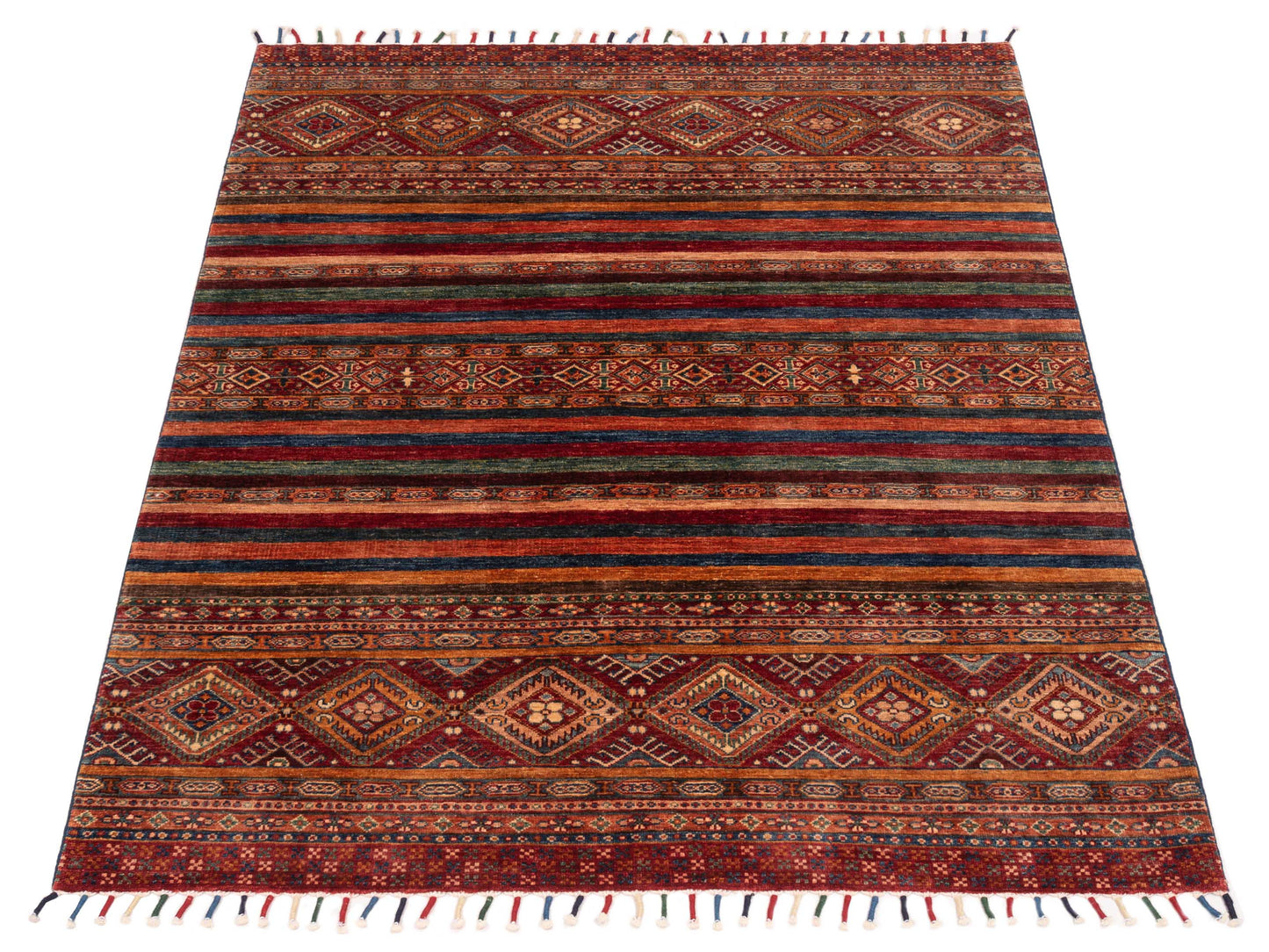 Nomad Horosan 145466 Multi  Tribal Hand Knotted Rug