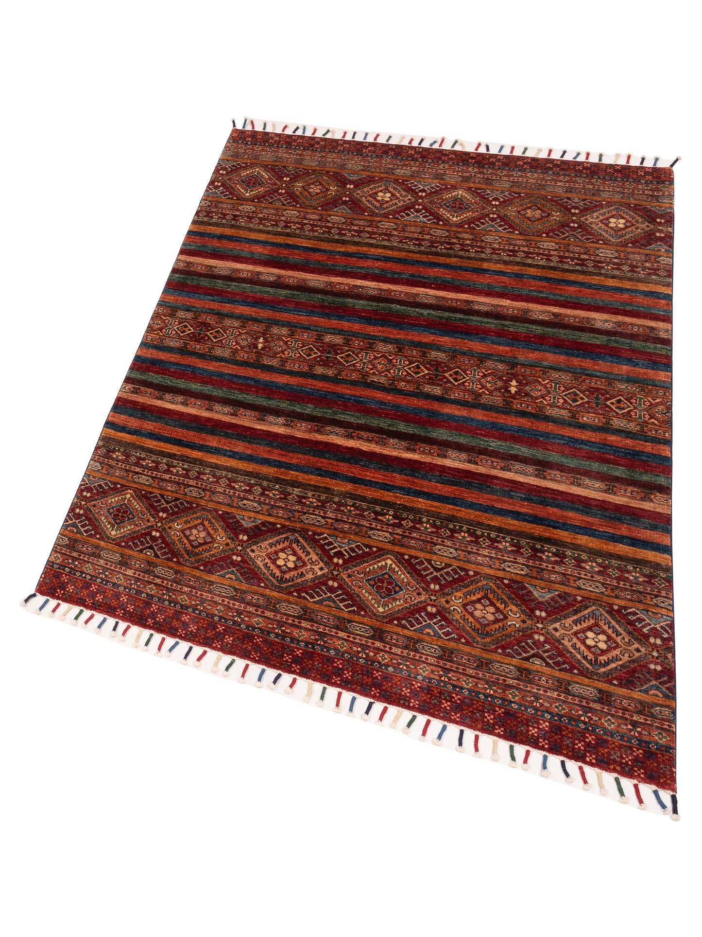 Nomad Horosan 145466 Multi  Tribal Hand Knotted Rug