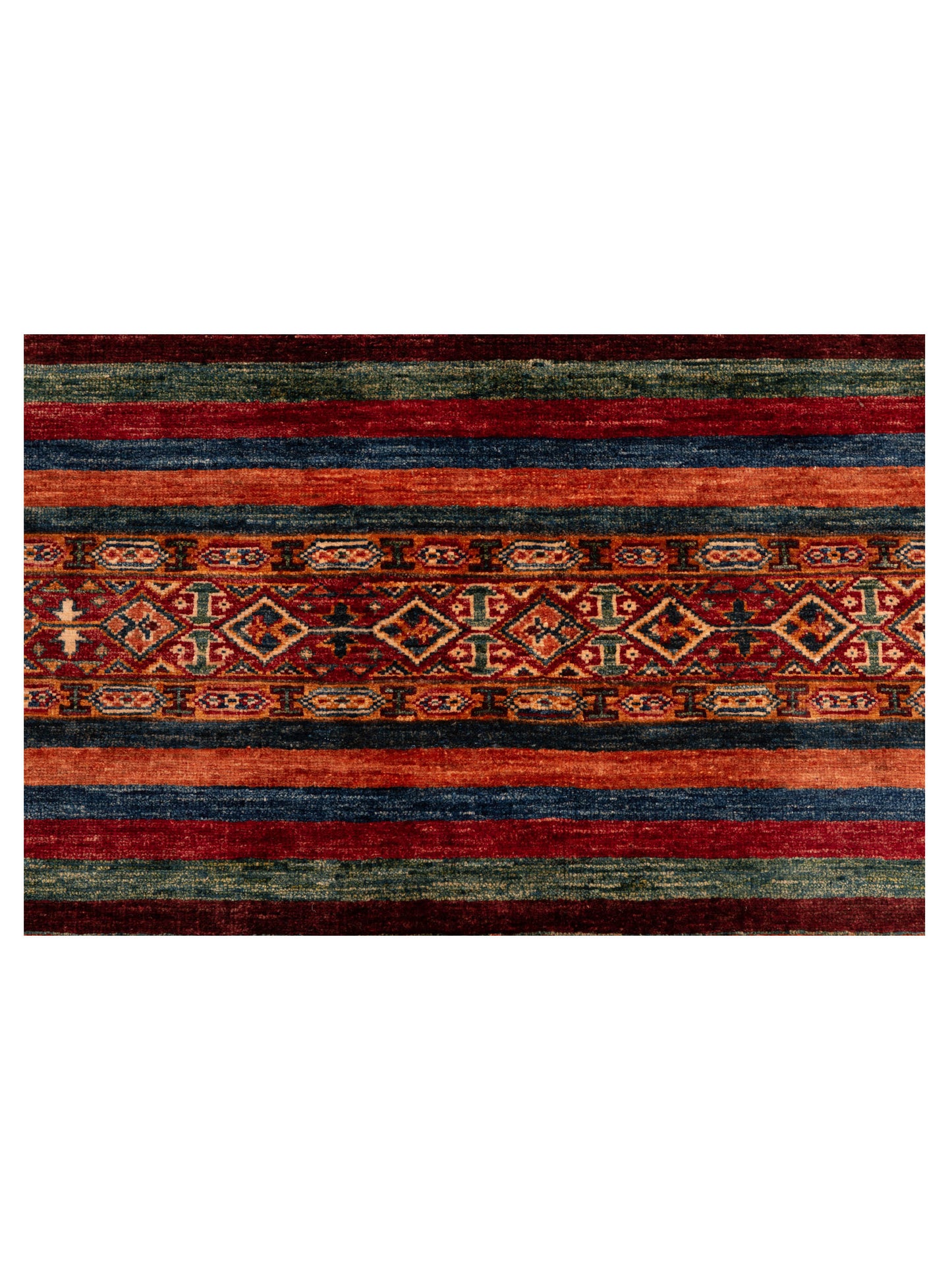 Nomad Horosan 145466 Multi  Tribal Hand Knotted Rug