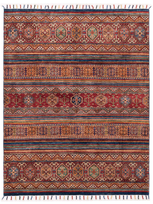 Nomad Horosan 145481 Multi Tribal Hand Knotted Rug